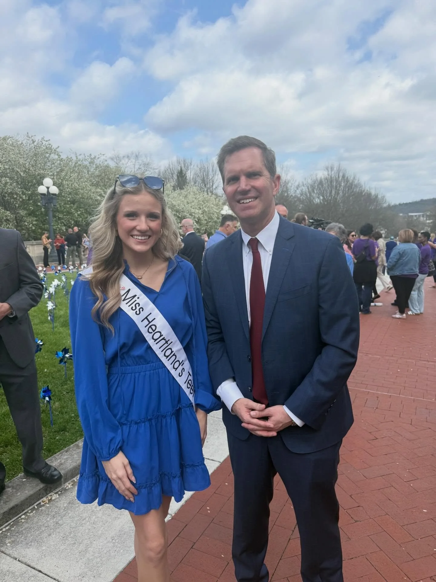 I was able to speak with Governor Beshear about Breaking Free with Ally to make connections for future endeavors.