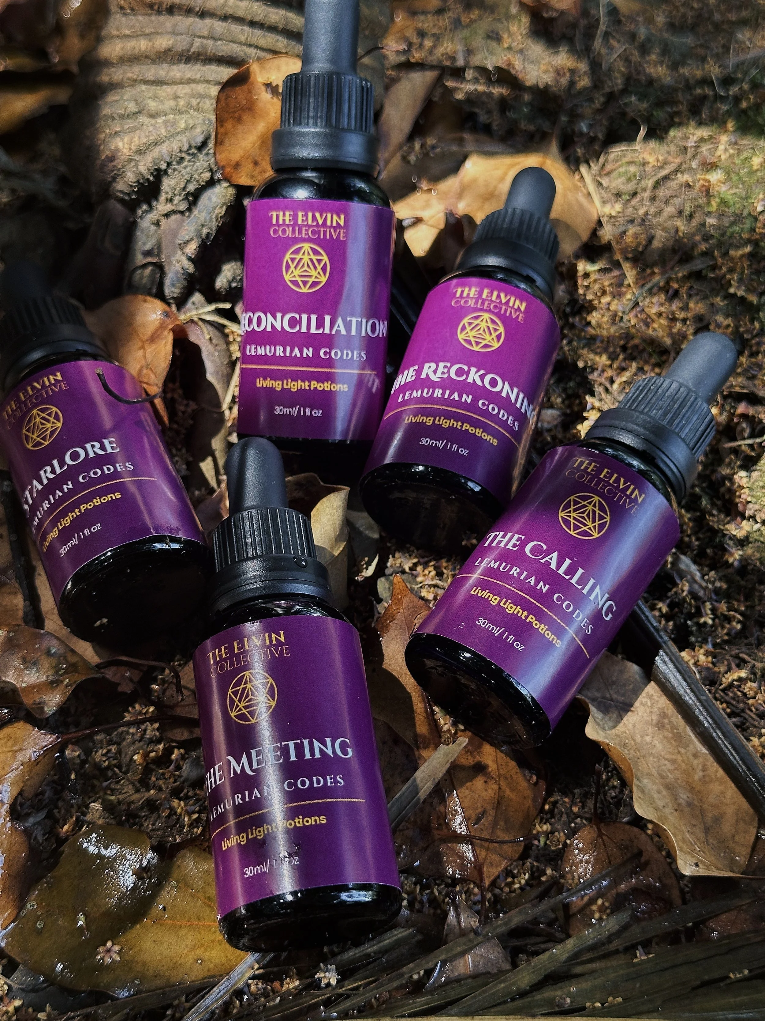 The Elvin Collective channelled living light potions