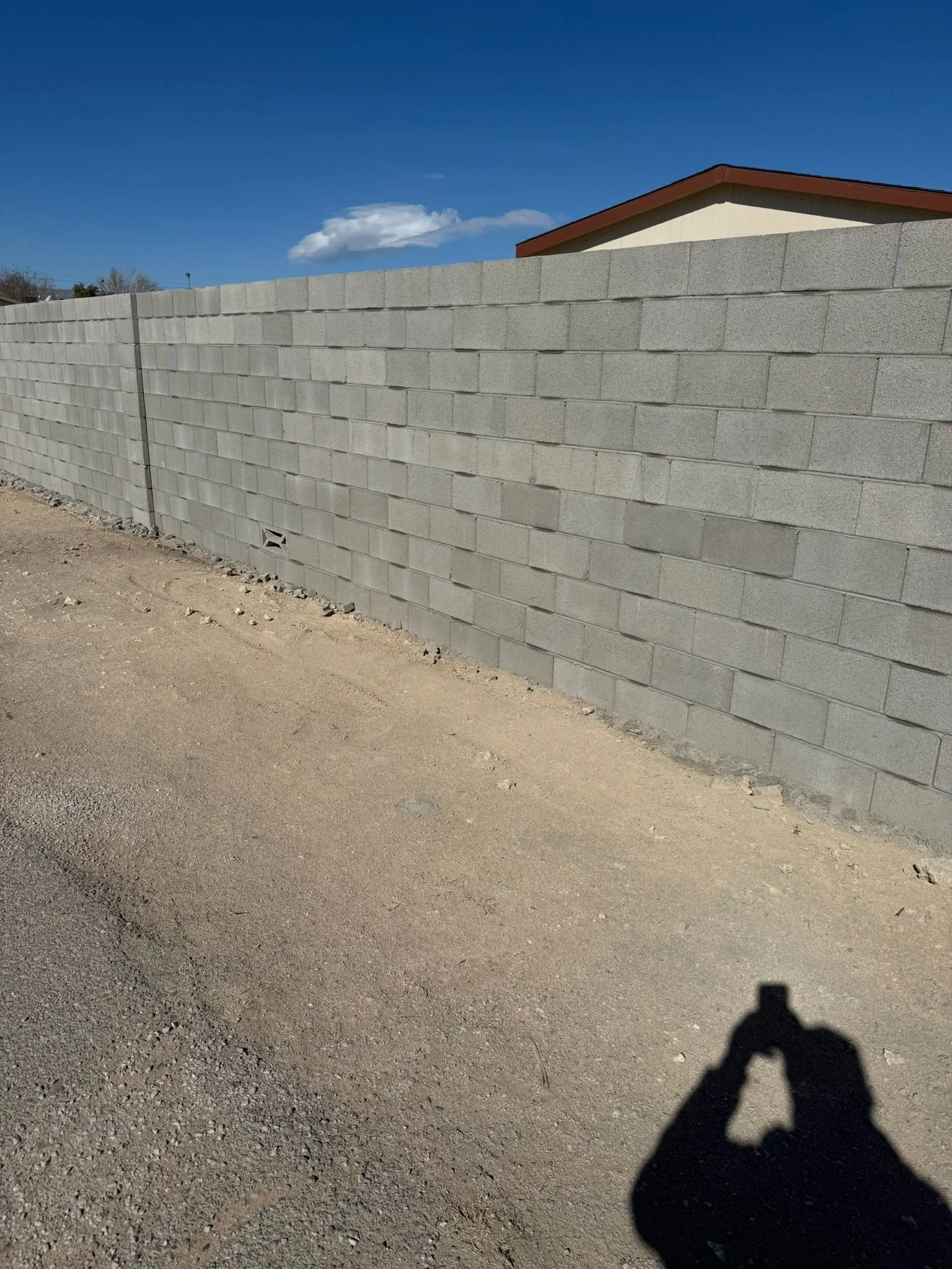 Perimeter wall 4/4 (Jesus in shadow)