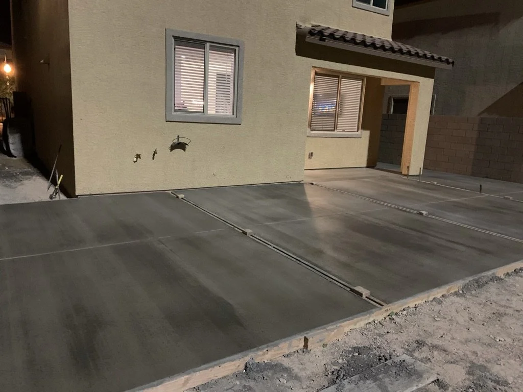 Concrete finished, one day drying 6/6
