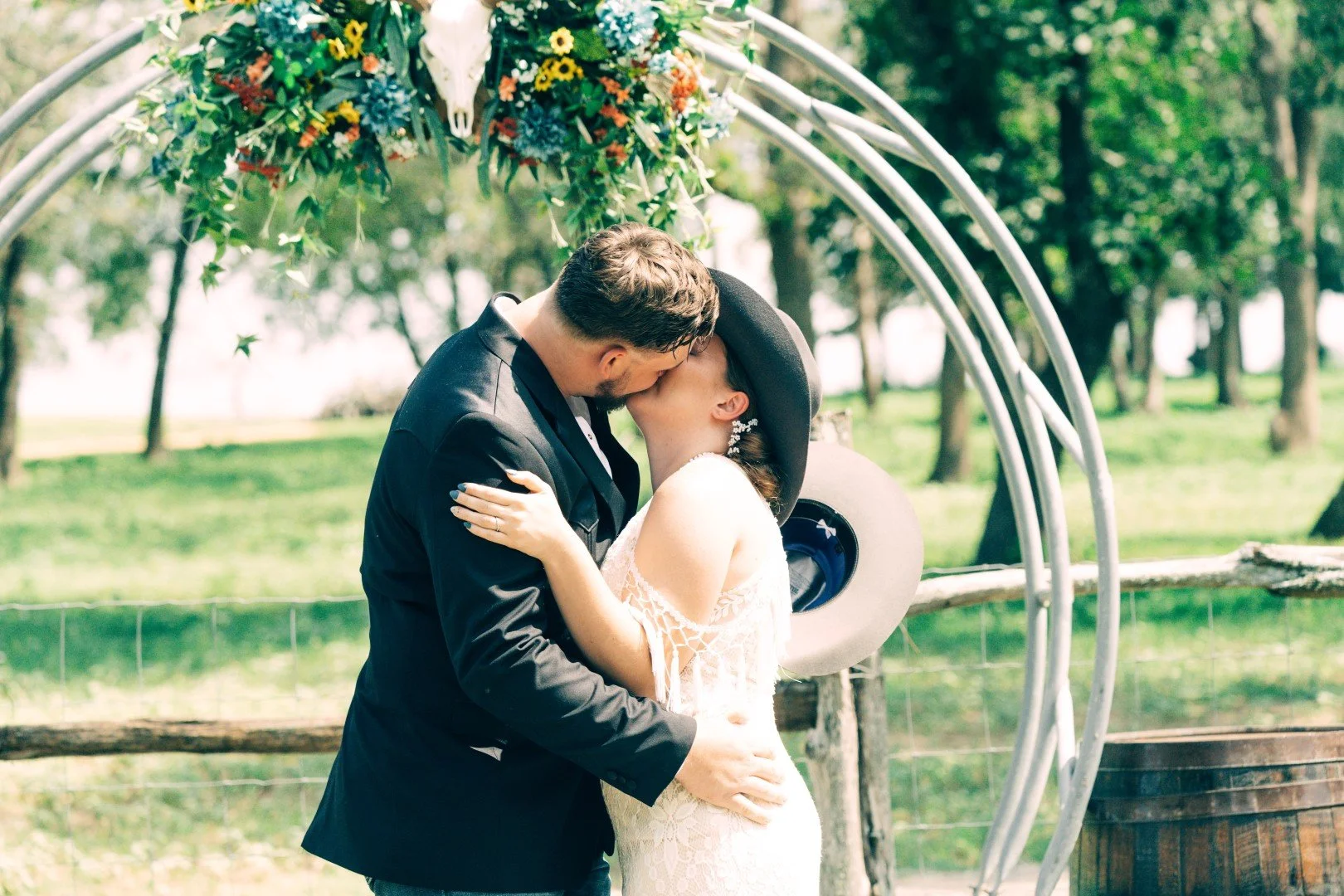 You may kiss the bride