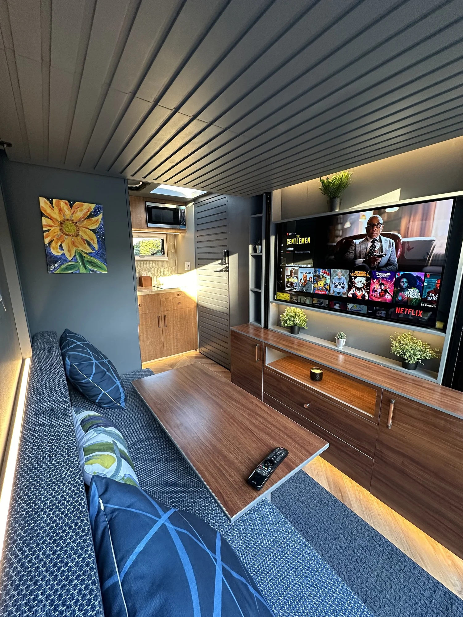 Interior craftsmanship in a Tilghman trailer