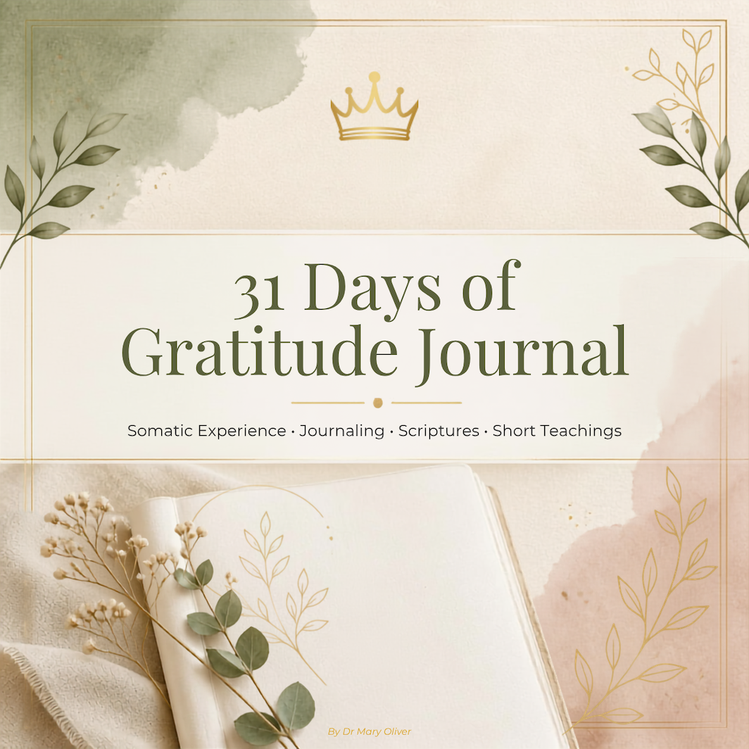 31 Days of Gratitude Journal — Scripture, Nervous System Science and Somatic Practice