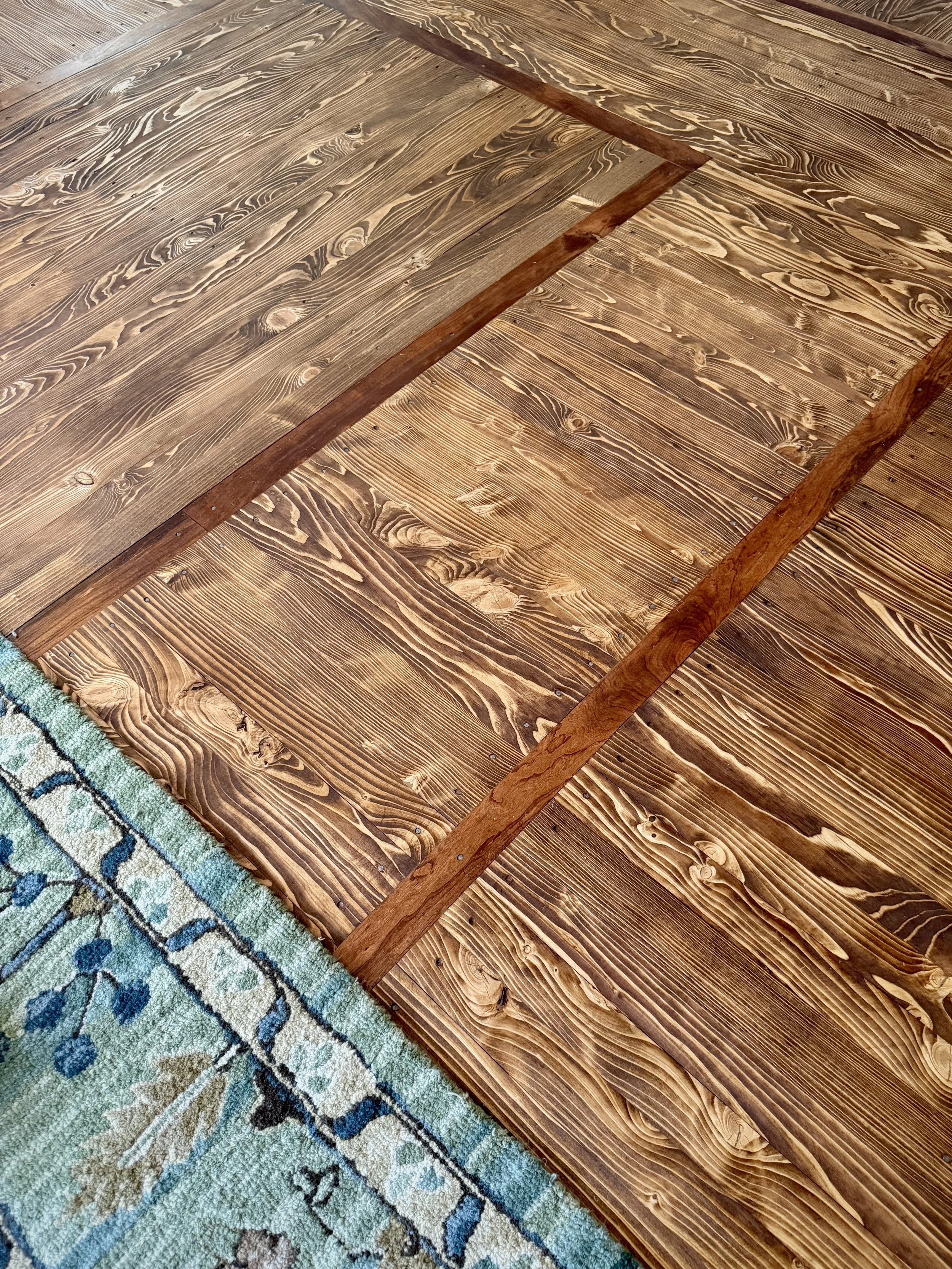 Hemlock and cherry floor