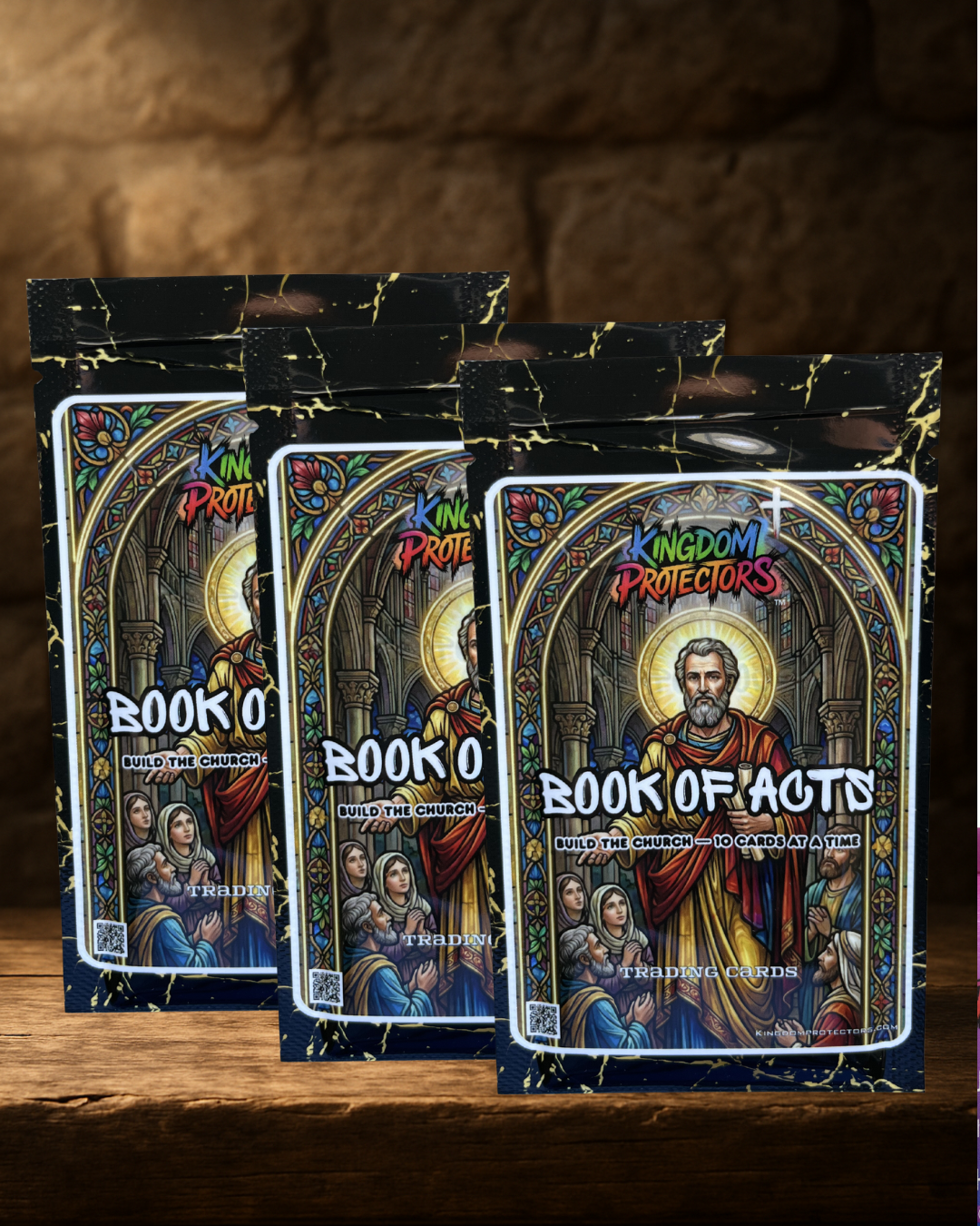 Kingdom Protectors trading cards. Book of Acts Series. Bible trading cards.