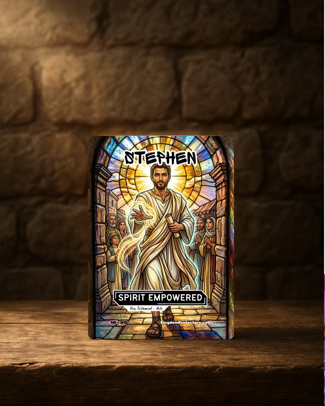 Kingdom Protectors trading cards. Book of Acts Series. Bible trading cards.