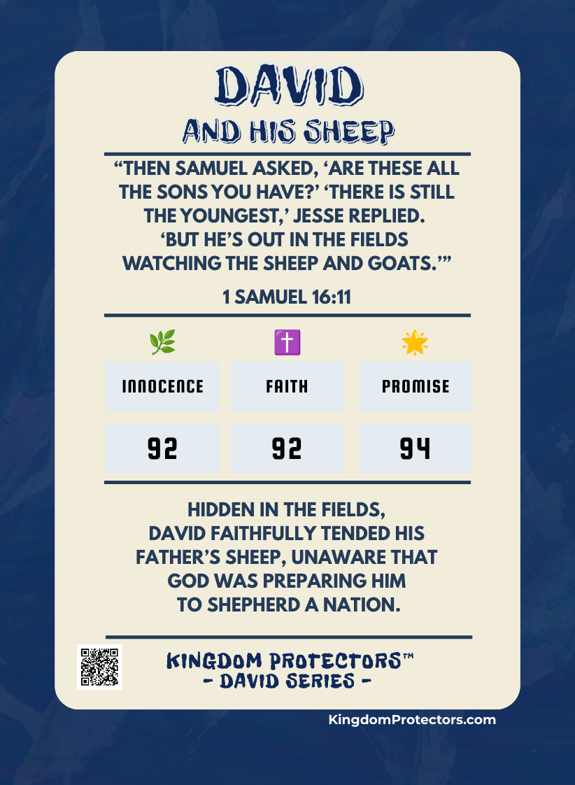 kingdom Protectors Trading Cards - David Series