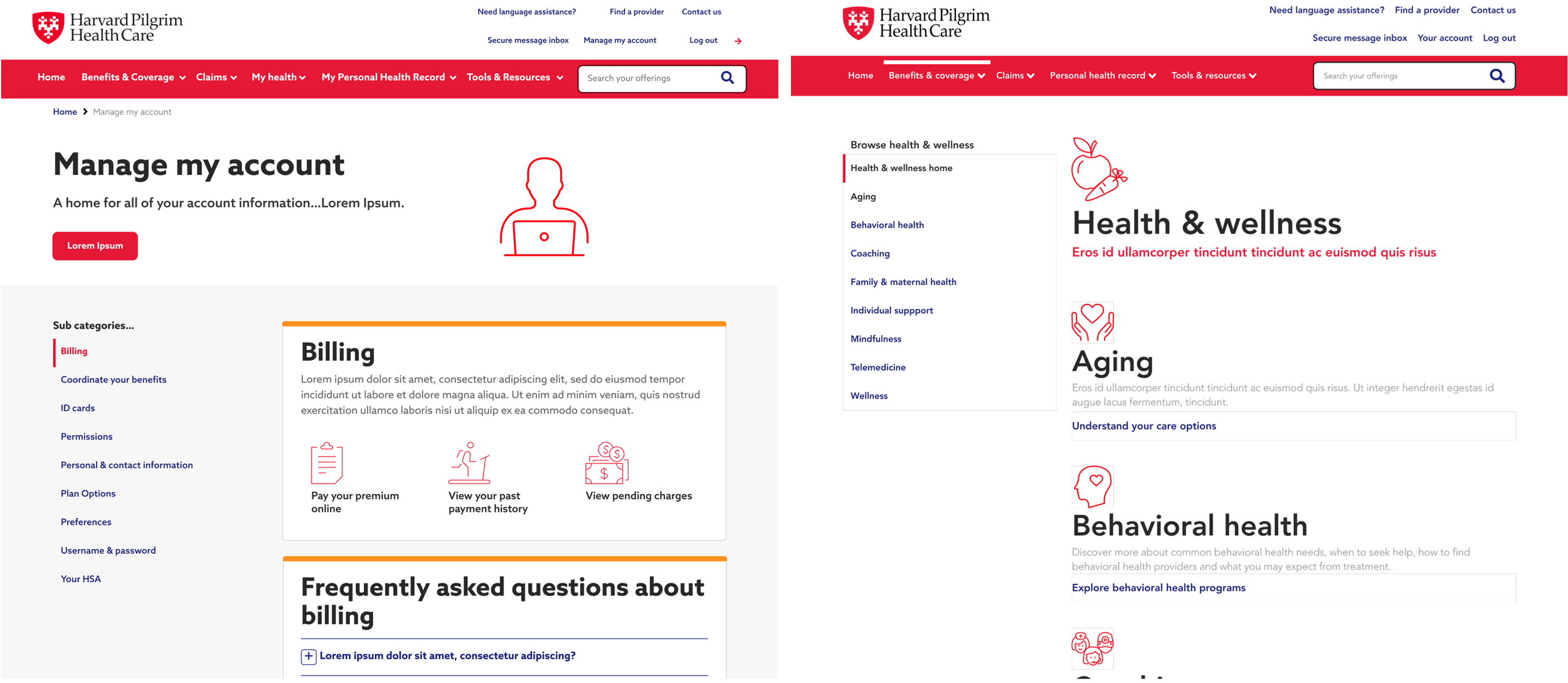 Improved navigation, 2 screens