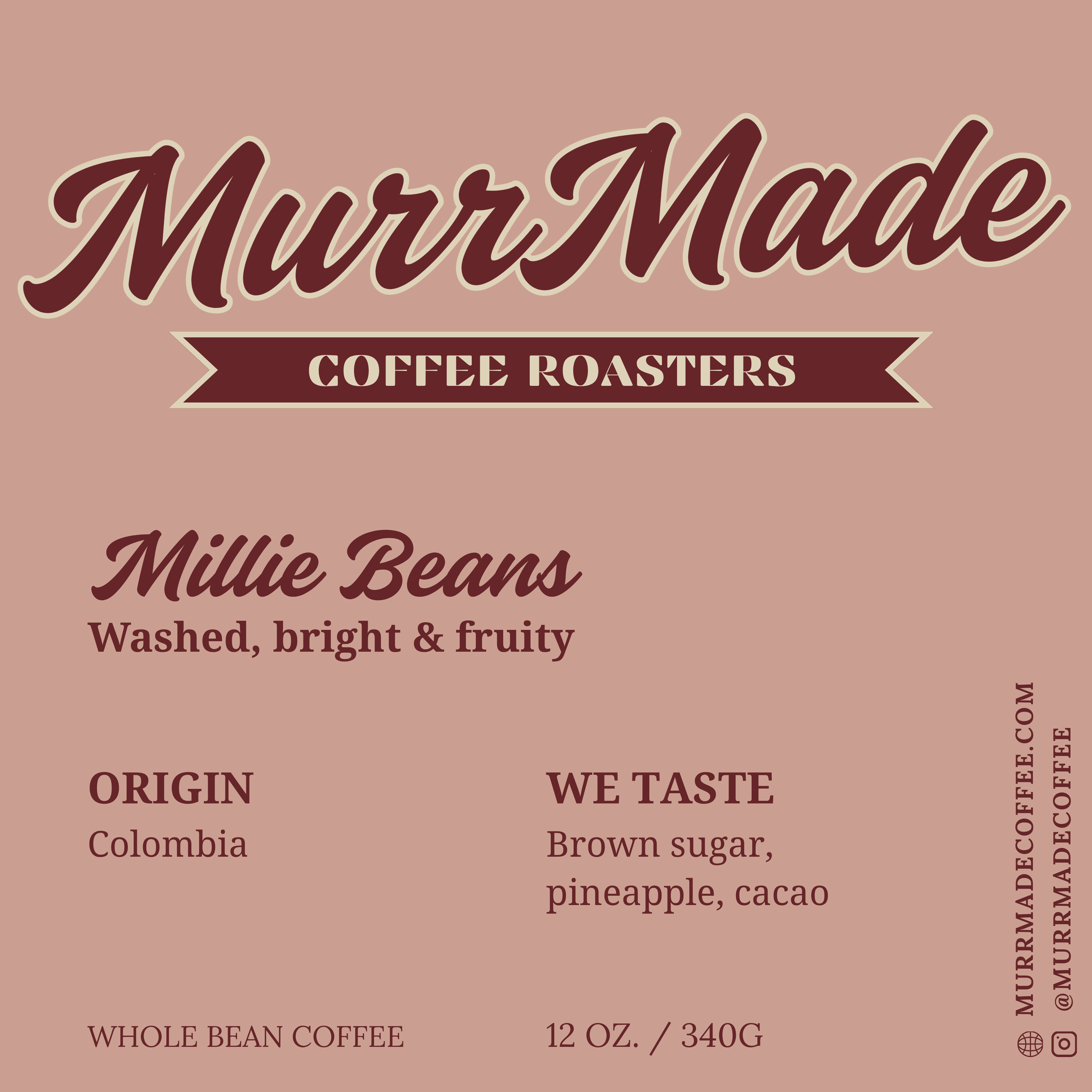 WHOLE BEAN COLOMBIAN COFFEE