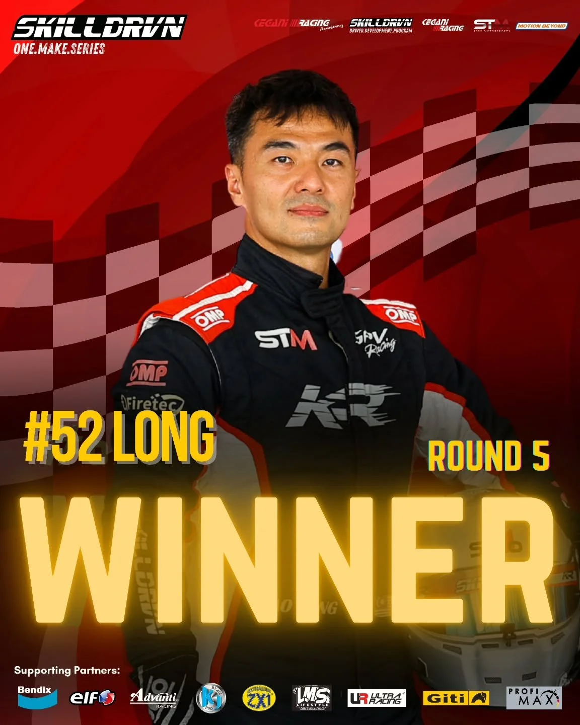 1st WIN OF THE SEASON FOR TEOH CHEONG LIONG #52! 🏁
#52 conquers the final round of SKILLDRVN ONE MAKE RACE! 🏆

#Bendix #MetalKing #BendixUltimate #Putyourfootdownwithconfidence
#ElfMalaysia #elfMY #ElfLubricantsMY
#hankookmotorsports #hkmotorsport 