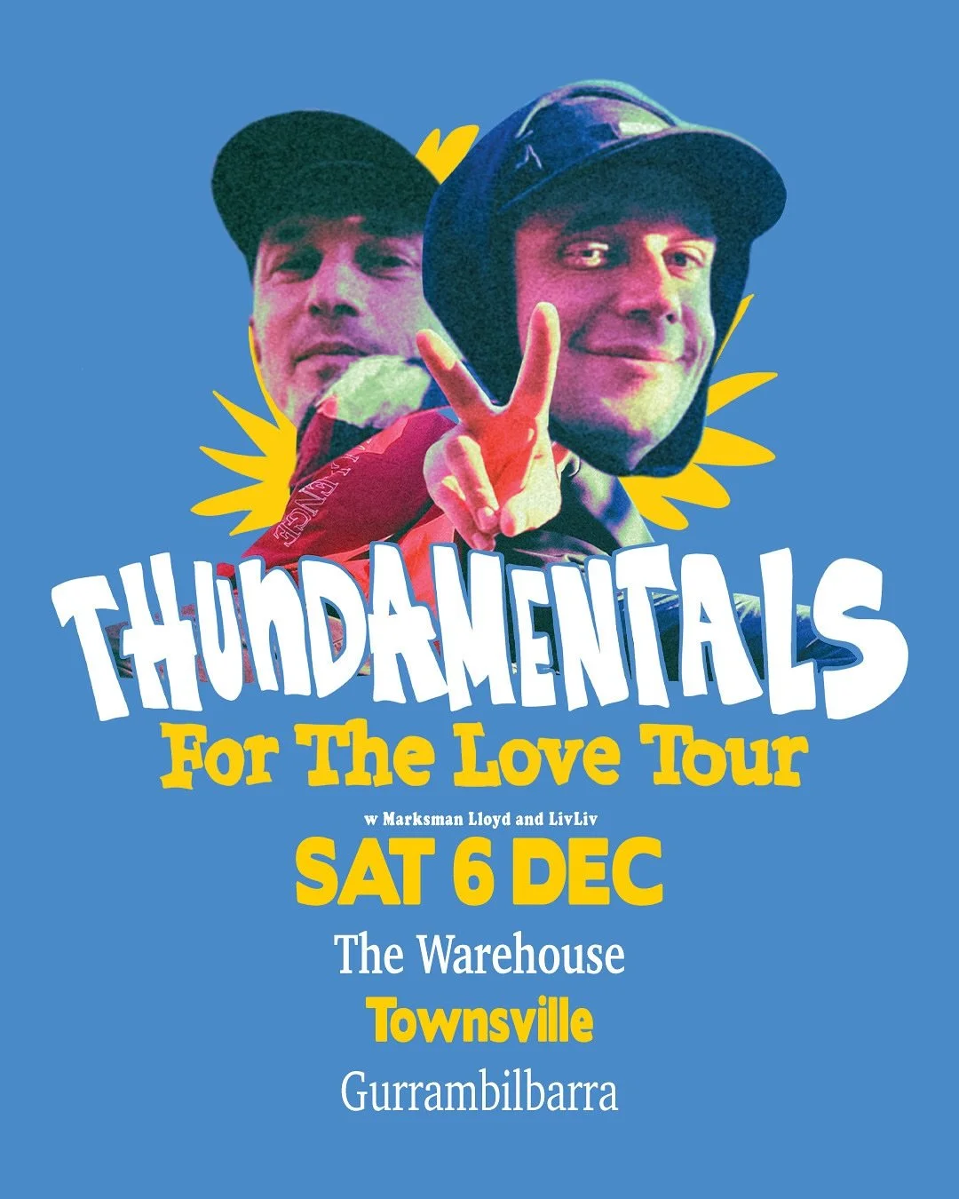 ✌🏼 new show announcement ✌🏼

LIVLIV has the absolute pleasure of supporting @thundamentals on the 6th December at @warehousetownsville 🔥 this is gonna be a heater! Huge thank you to the local team that made this happen &hearts;️

Message me for ti