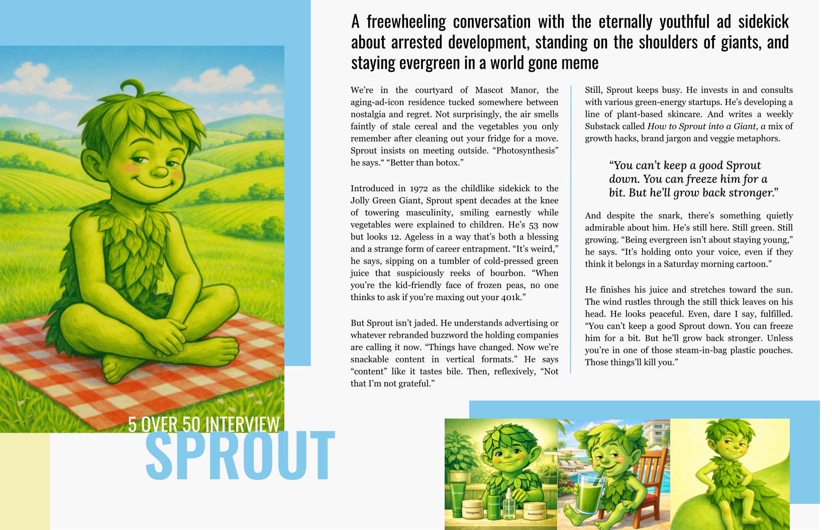 Even skin this smooth can't withstand the passage of time