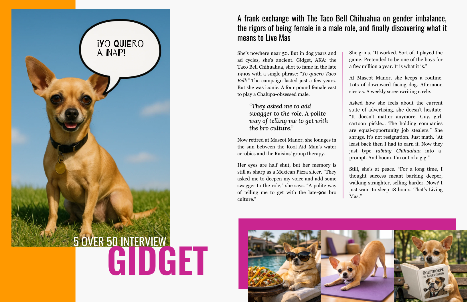 He may be small, but his attitude was not