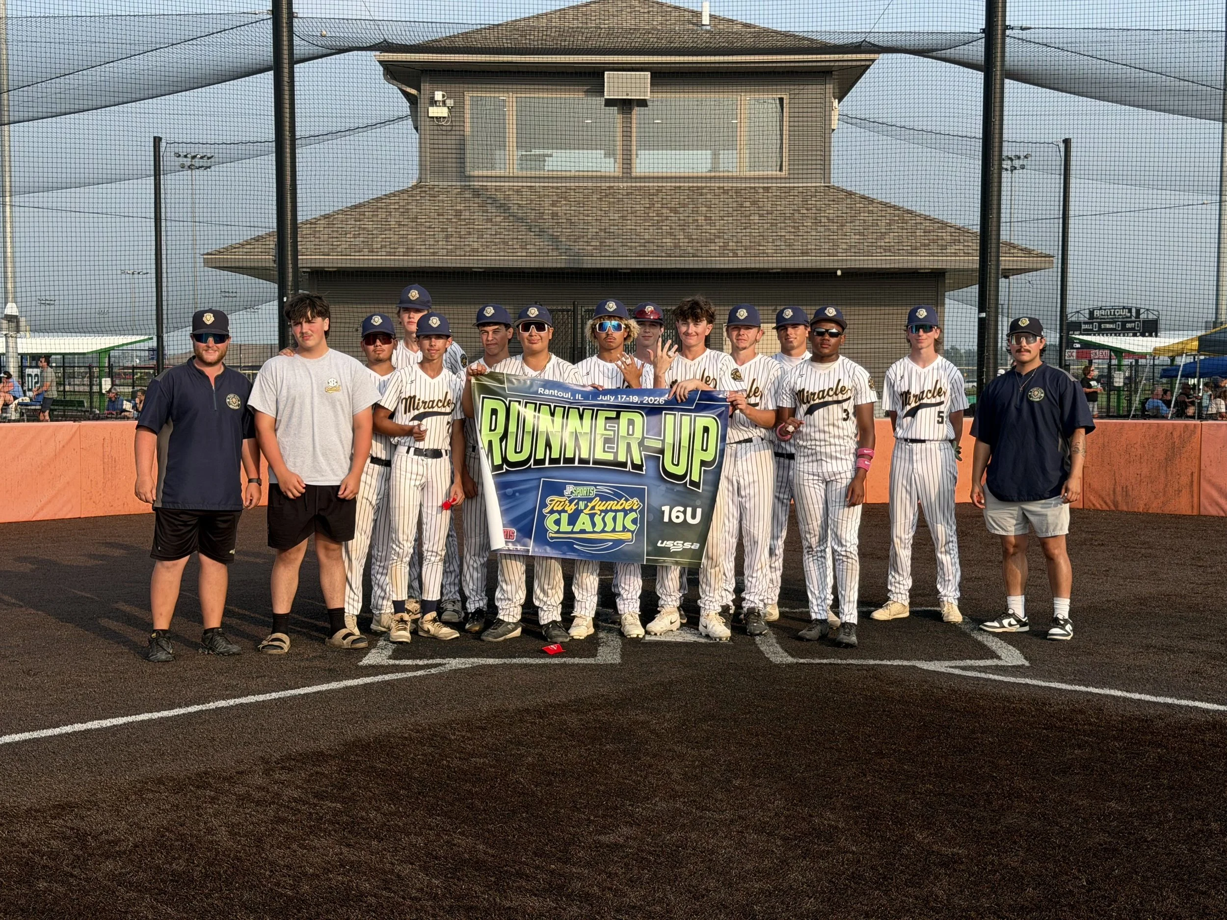 Windy City Miracle 16U Finishes Runner-Up at Rantoul Wood Bat Tournament