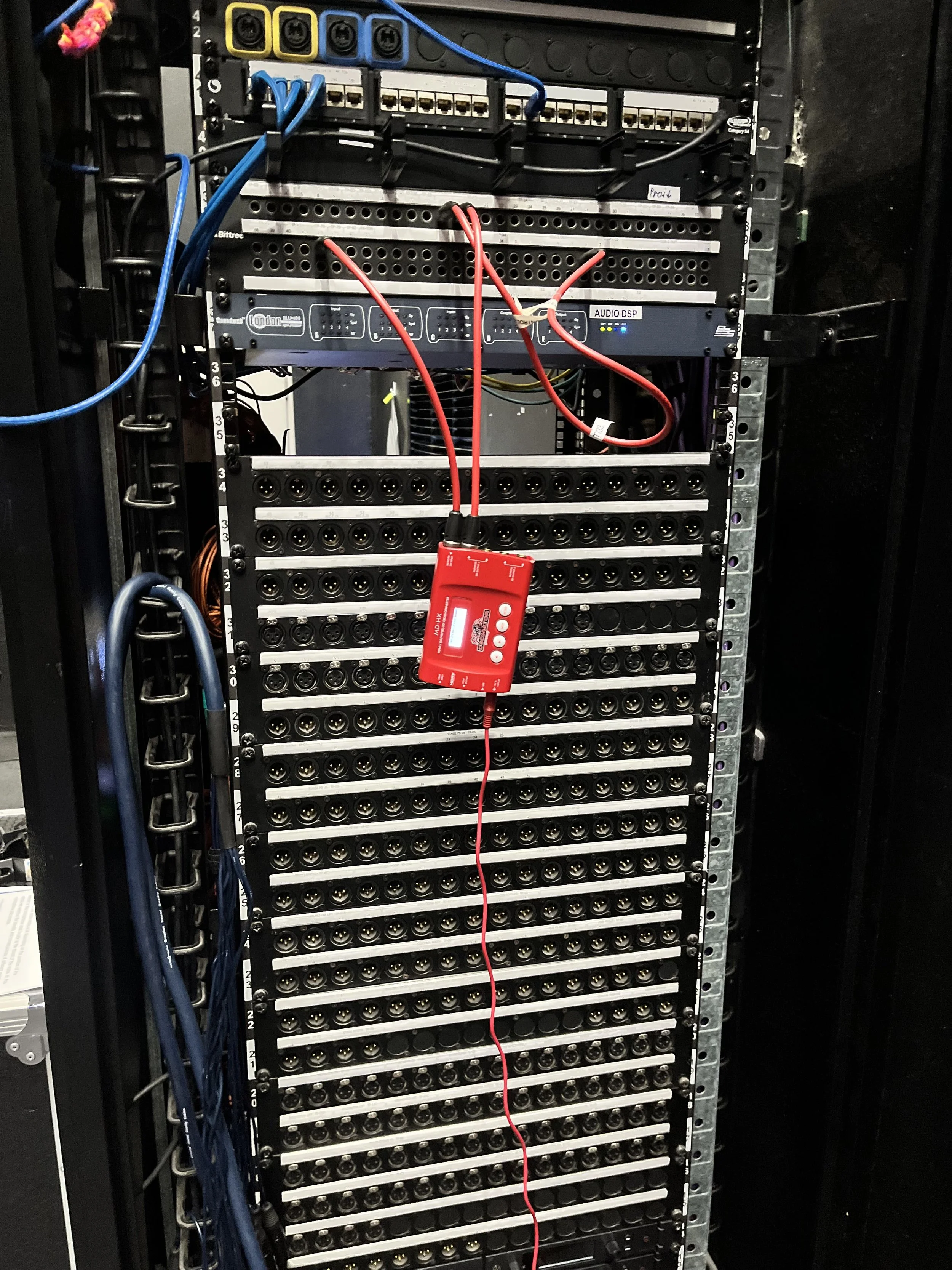 Someone about to get bollocked (tension on connectors)