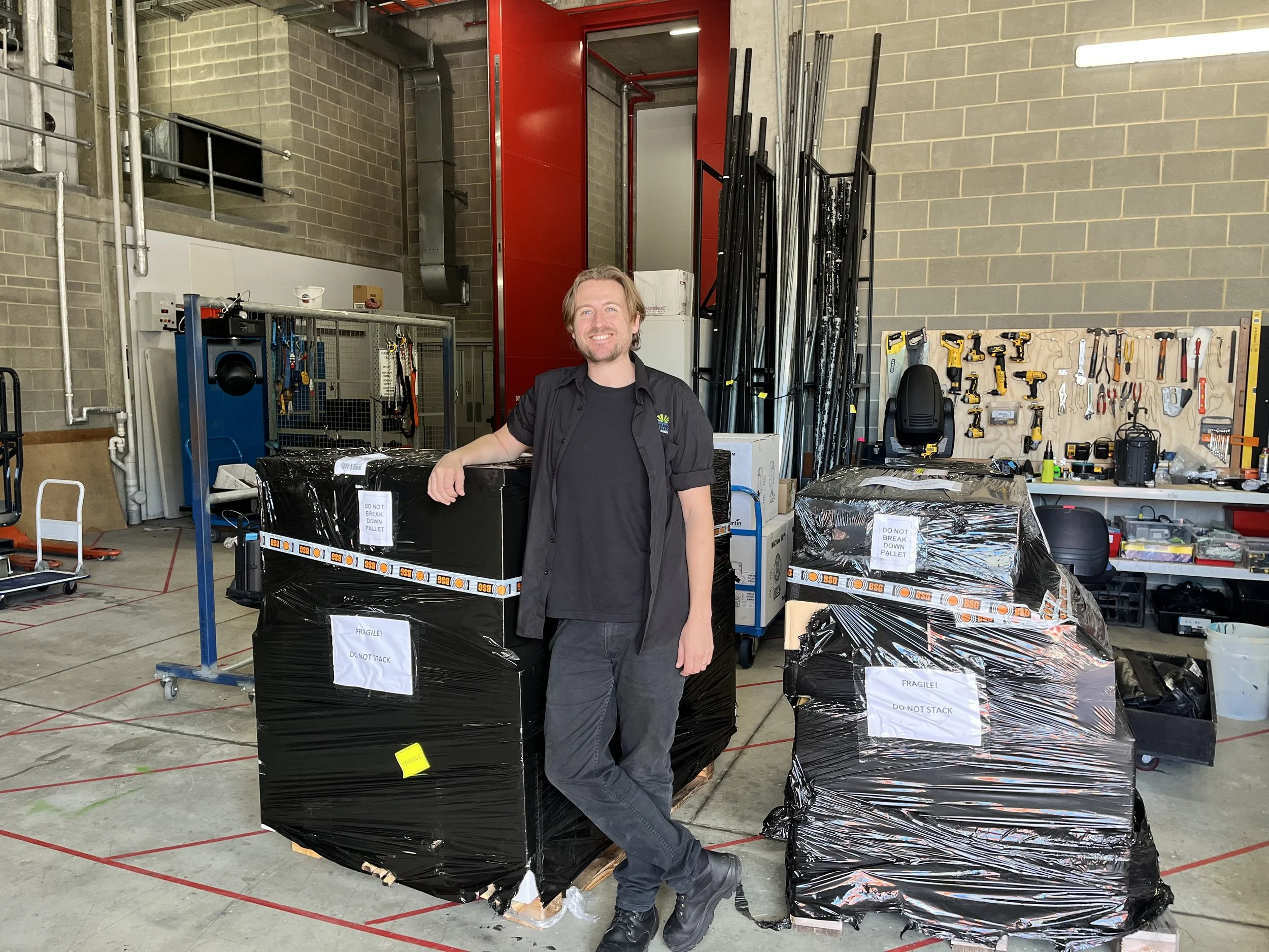 Taking delivery of two Avid S6L systems