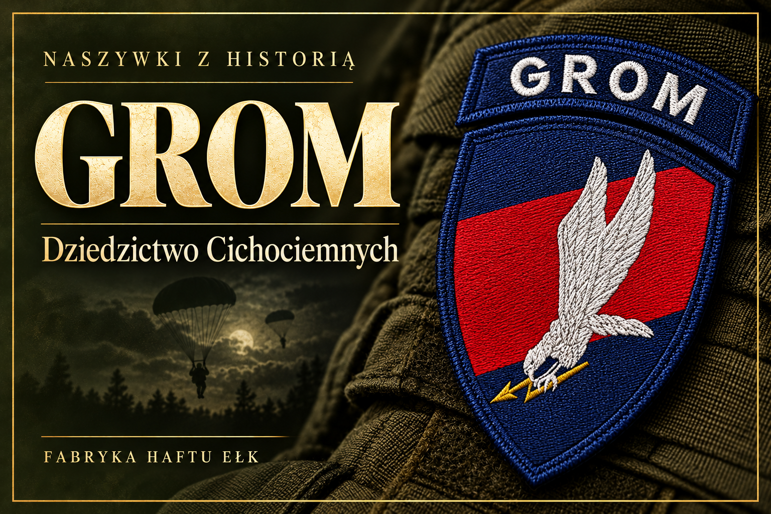 Naszywki GROM – historia i dziedzictwo Cichociemnych