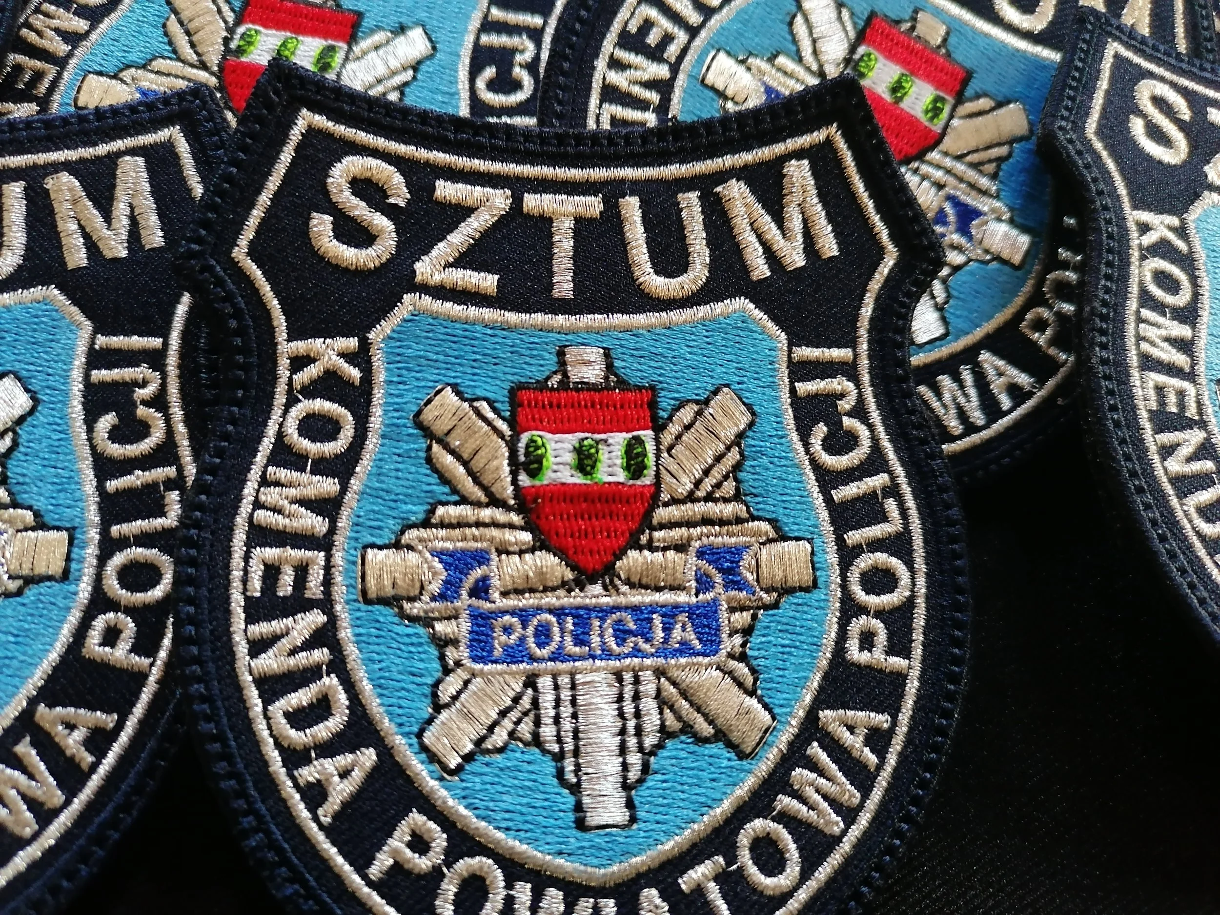 Haftowane naszywki Komendy Powiatowej Policji w Sztumie – Fabryka Haftu Ełk