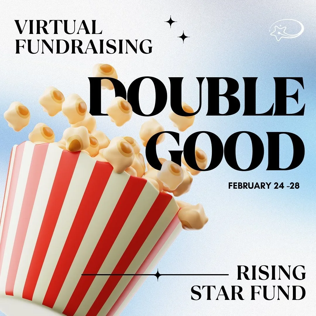 Order salty, savory, or sweet popcorn through our Double Good Popcorn Pop-Up store starting on February 24th at 5 PM. 50% of popcorn profits will provide resources for underprivileged youth!

#DoubleGood #Popcorn #Fundraising #RisingStarFund