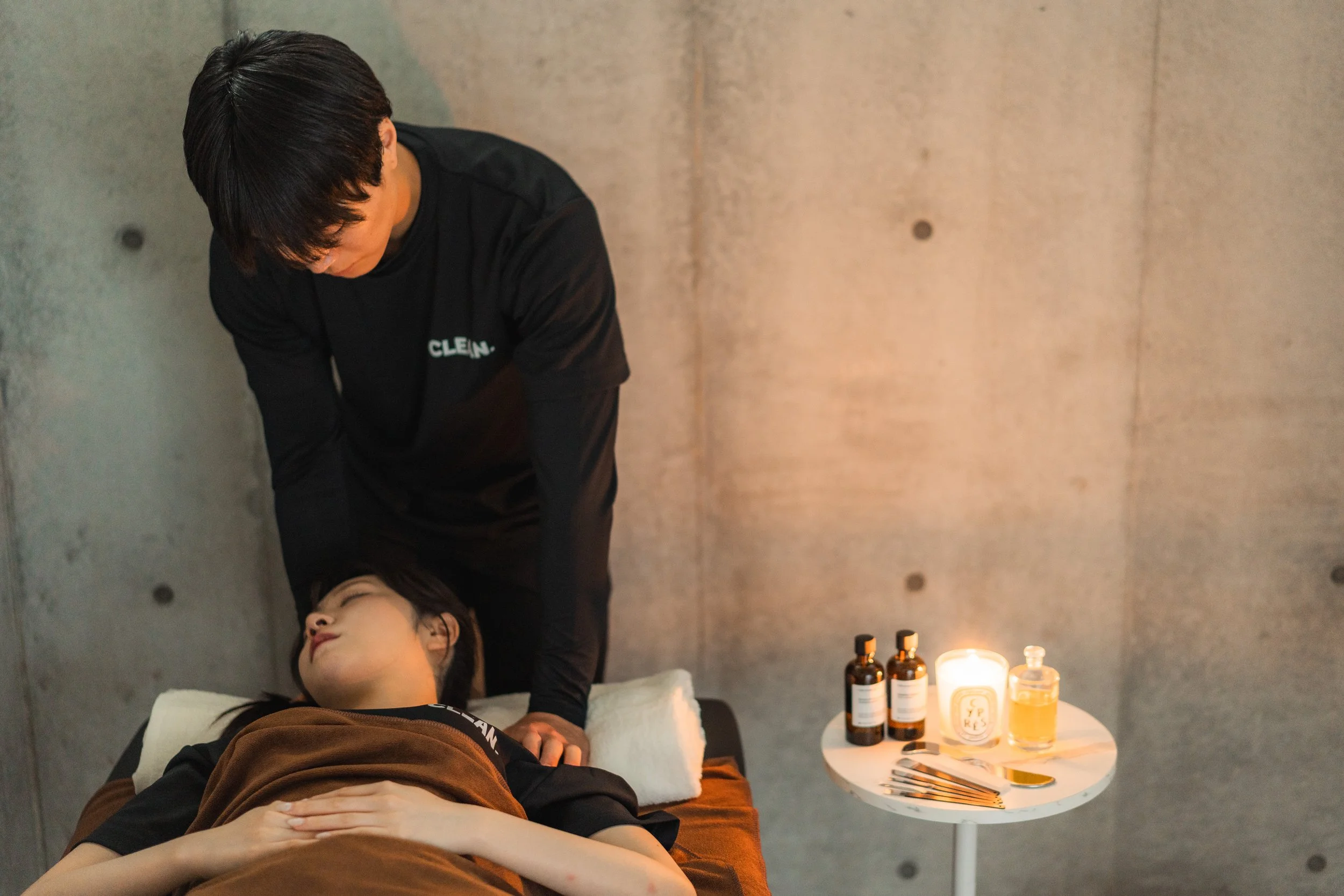 オイルマッサージでリンパケア！