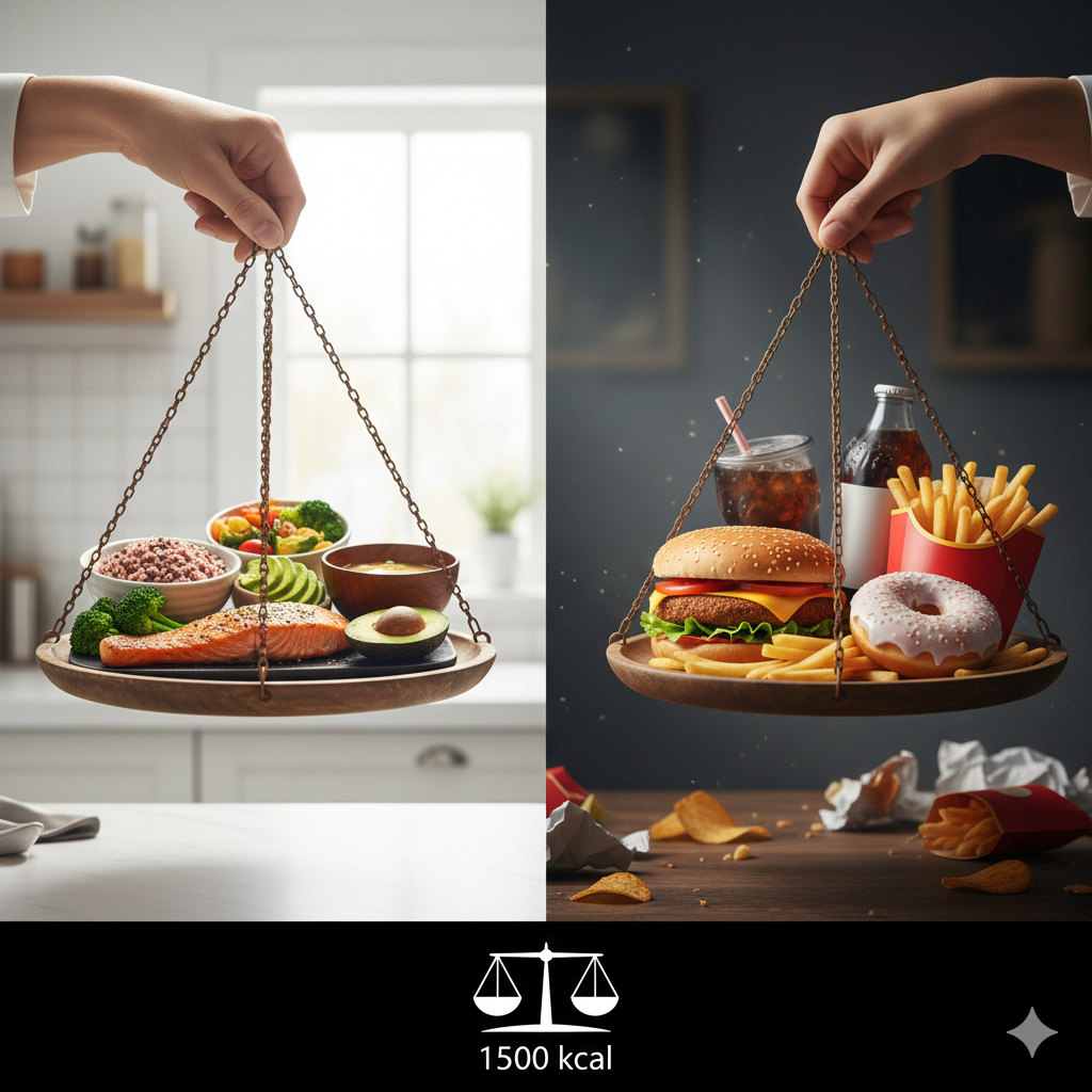 カロリーが大事なら何を食べても変わらないのか？