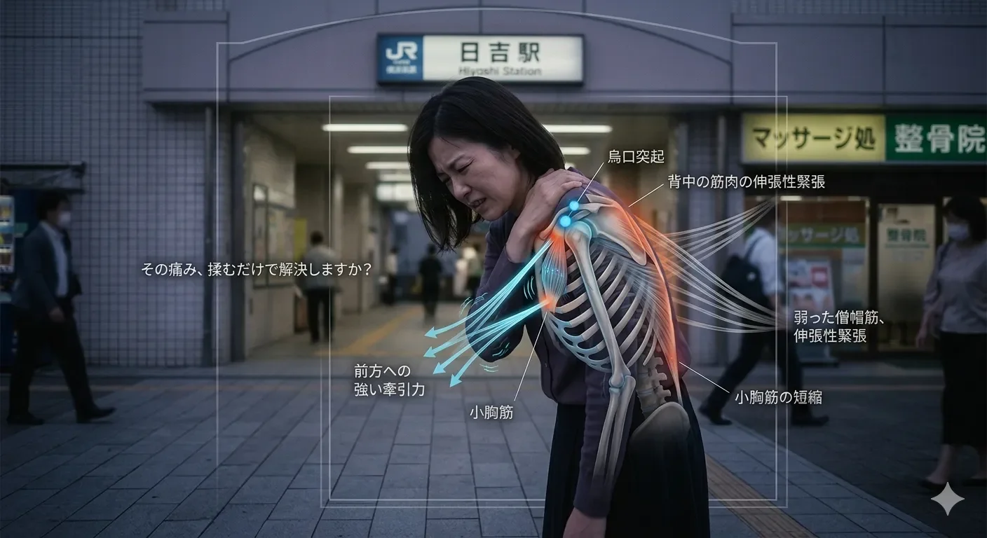 日吉で肩凝りを感じてる人