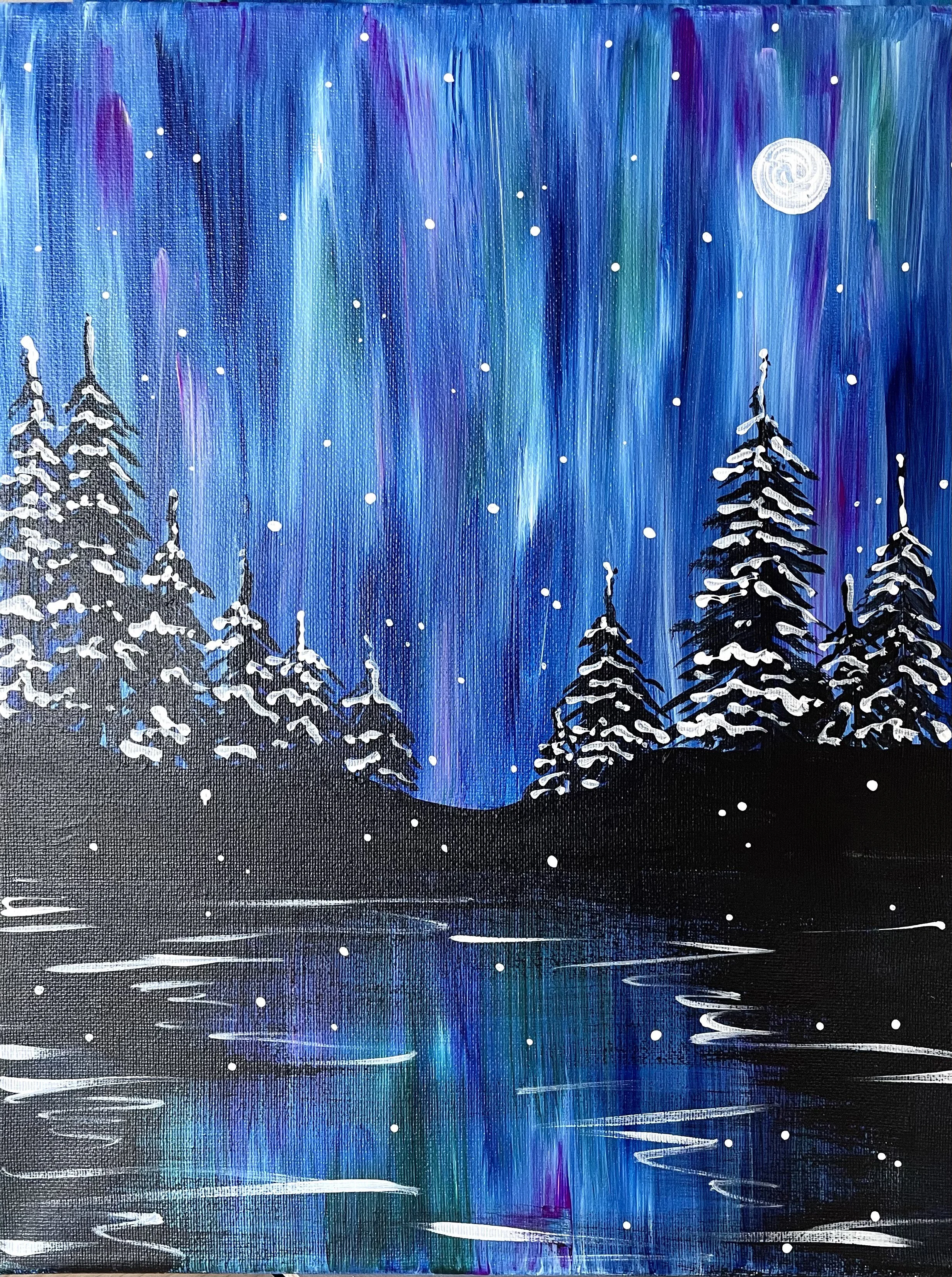 Snowy Aurora Tutorial