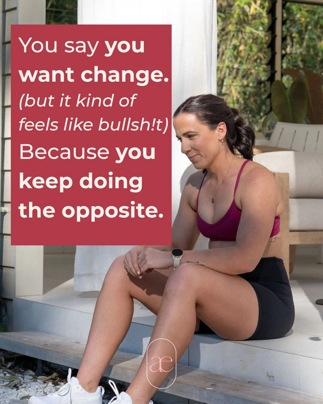 I call bullsh!t. 

But I also know how it feels when you want something... yet you can&rsquo;t seem to do anything about it.

You stay sitting in your misery. Hating the person staring back at you in the mirror. Feeling like cr@p going to bed at the 