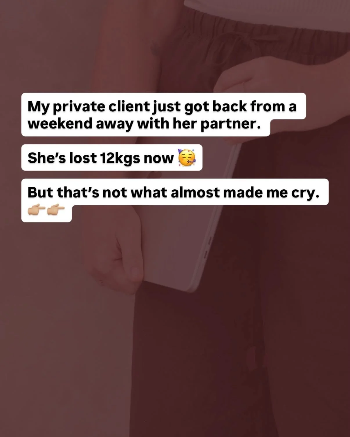 Imagine thinking you were the &ldquo;fat friend&rdquo; your entire life. That you&rsquo;ll give up anyway. That it won&rsquo;t work. That being fat is your entire identity. 

That you can&rsquo;t make friends, you don&rsquo;t have close relationships