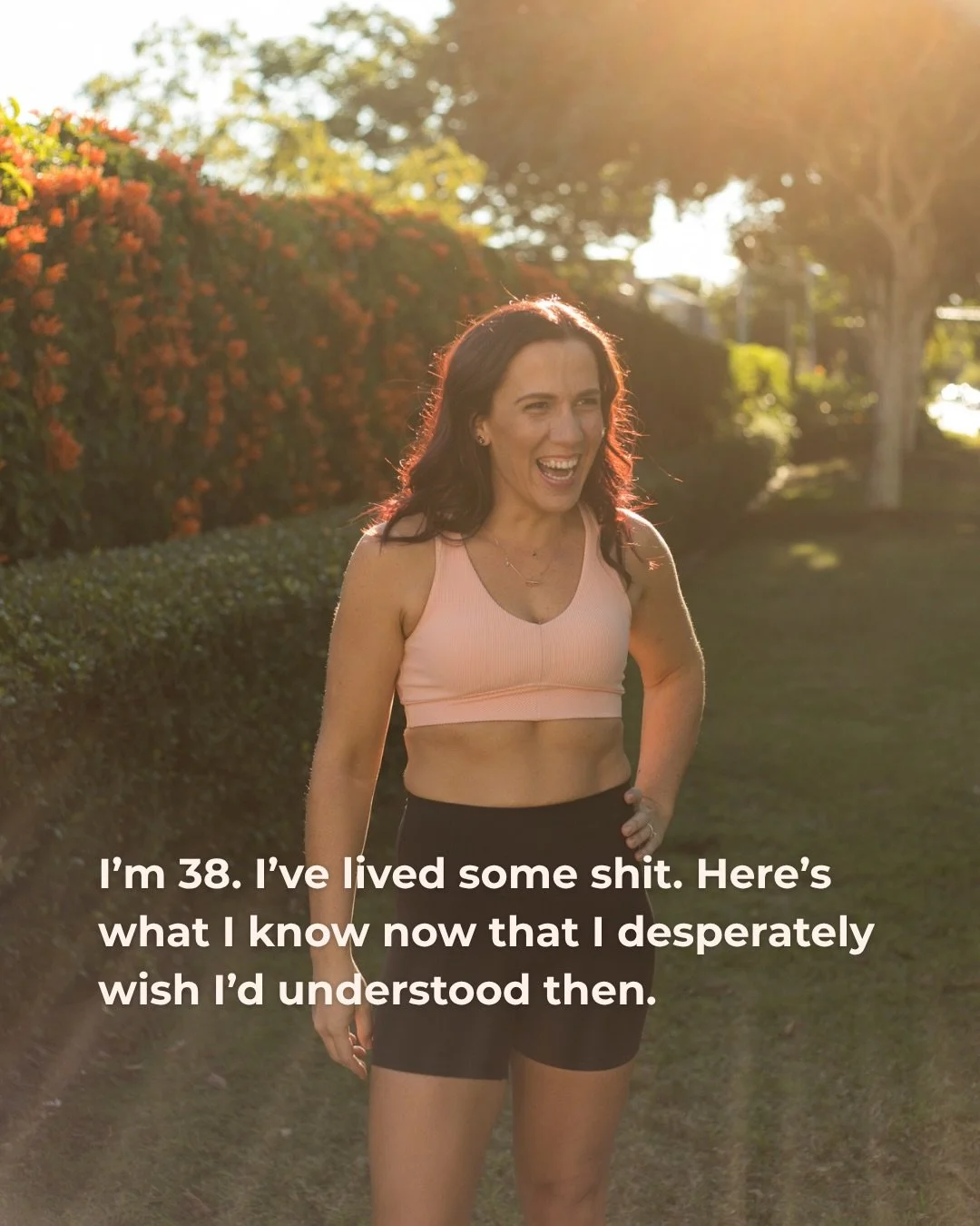 She laughs.
She moves.
She plays.
She wears the thing.
She takes up space.
She has relationships.
She feels shit deeply.
She does hard things.
She rests.
She changes her mind.
She has fun.
She actually LIVES.