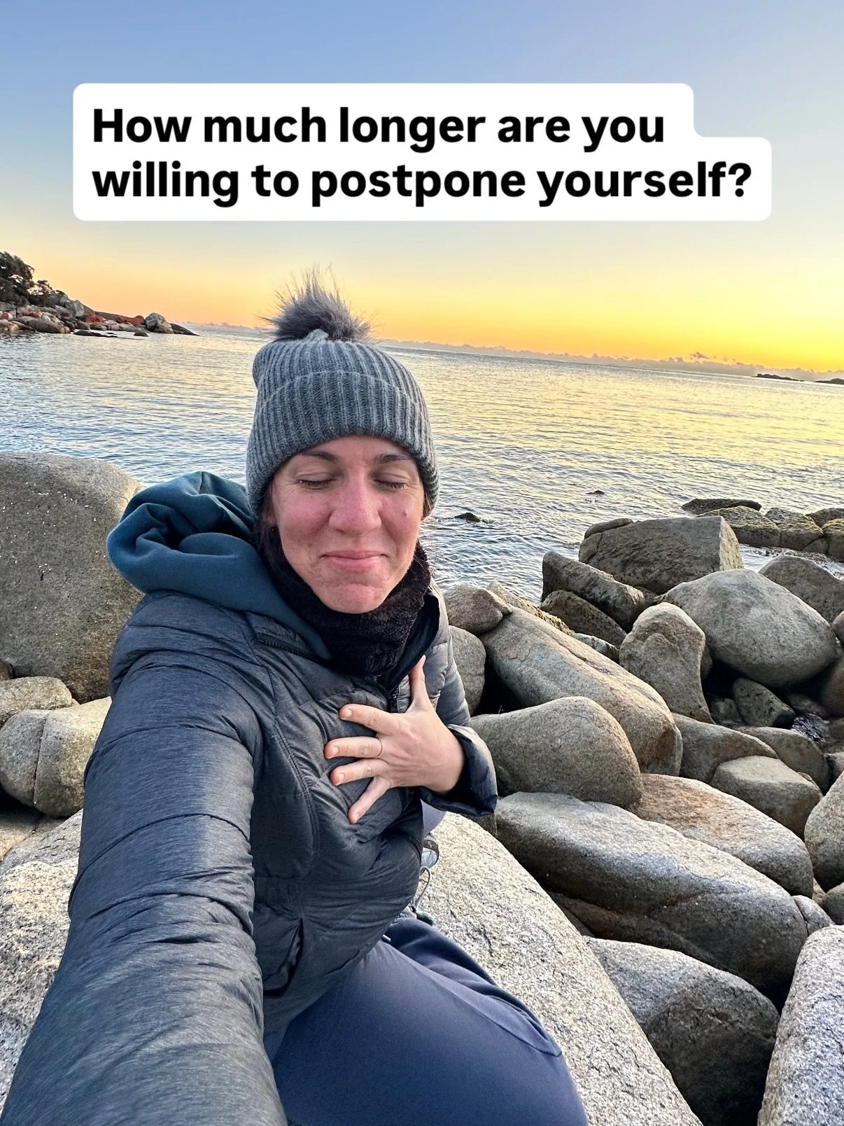What happens if you keep postponing yourself? 

We say next week, next month, next year. But how long have you been saying that? 

Why not now? Why not you? 

This is it. You either join now, or you stay exactly where you are right now. 

Nothing cha