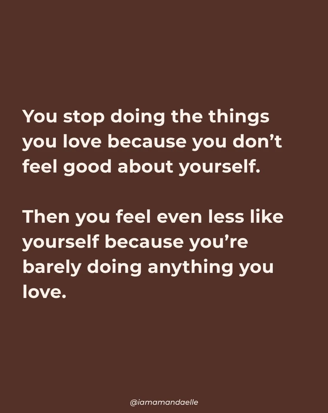 Go figure. 

One thing I&rsquo;m the GOAT at is understanding and reducing the shame that drowns your very existence. 

The self loathing that drives how you&rsquo;re showing up and what you&rsquo;re allowing yourself to experience in your life. 

DM