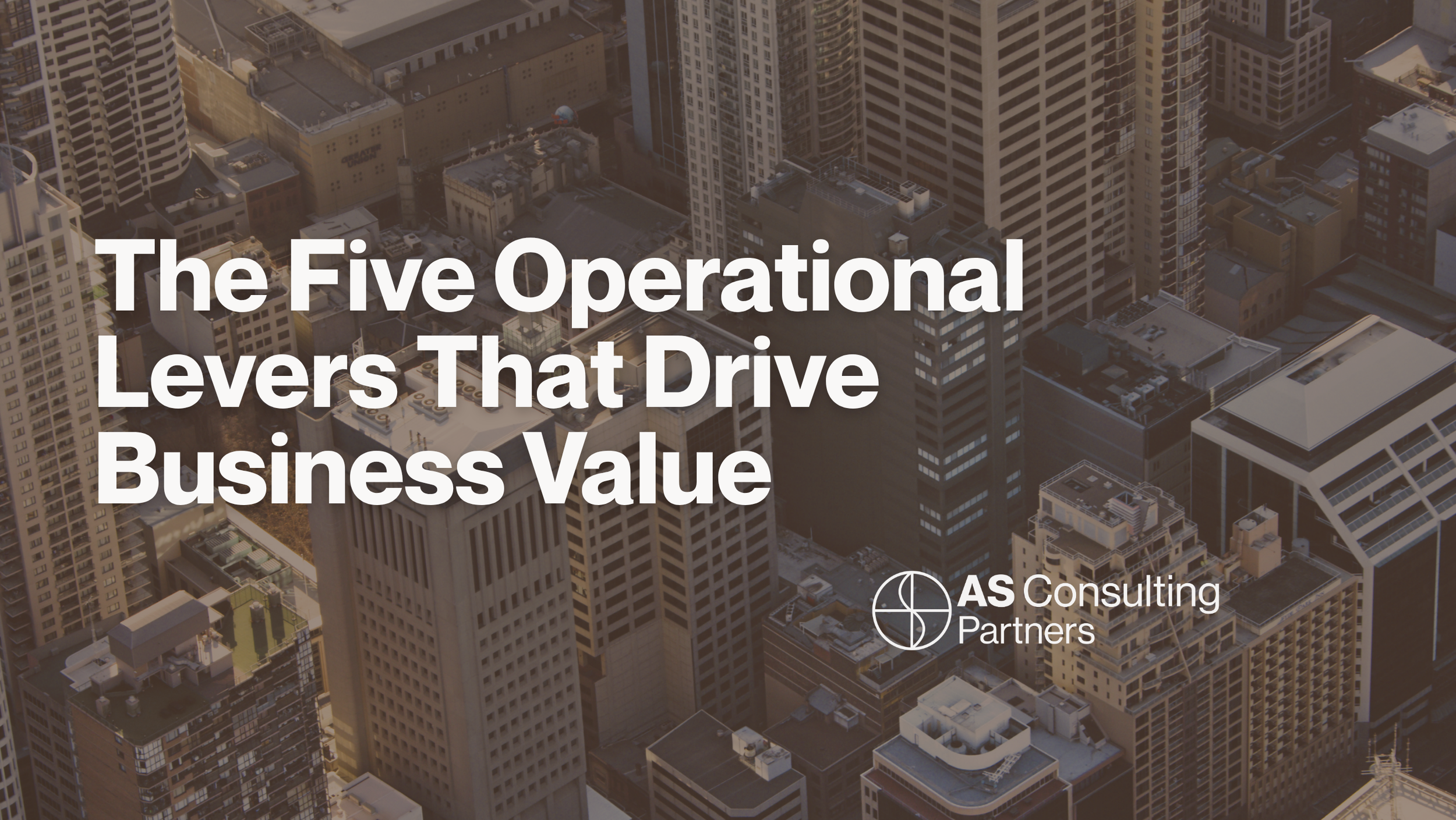 The Five Operational Levers That Drive Business Value