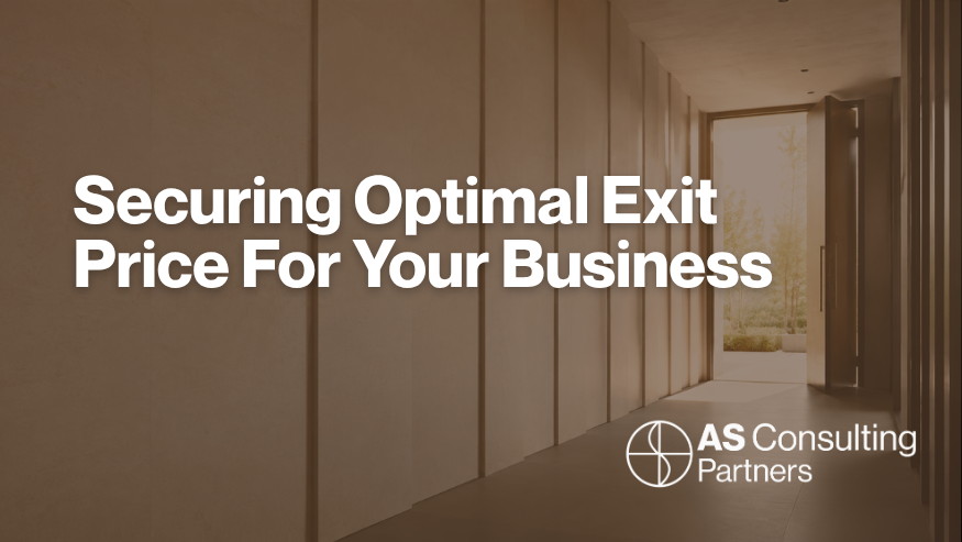 Securing optimal exit price for your business