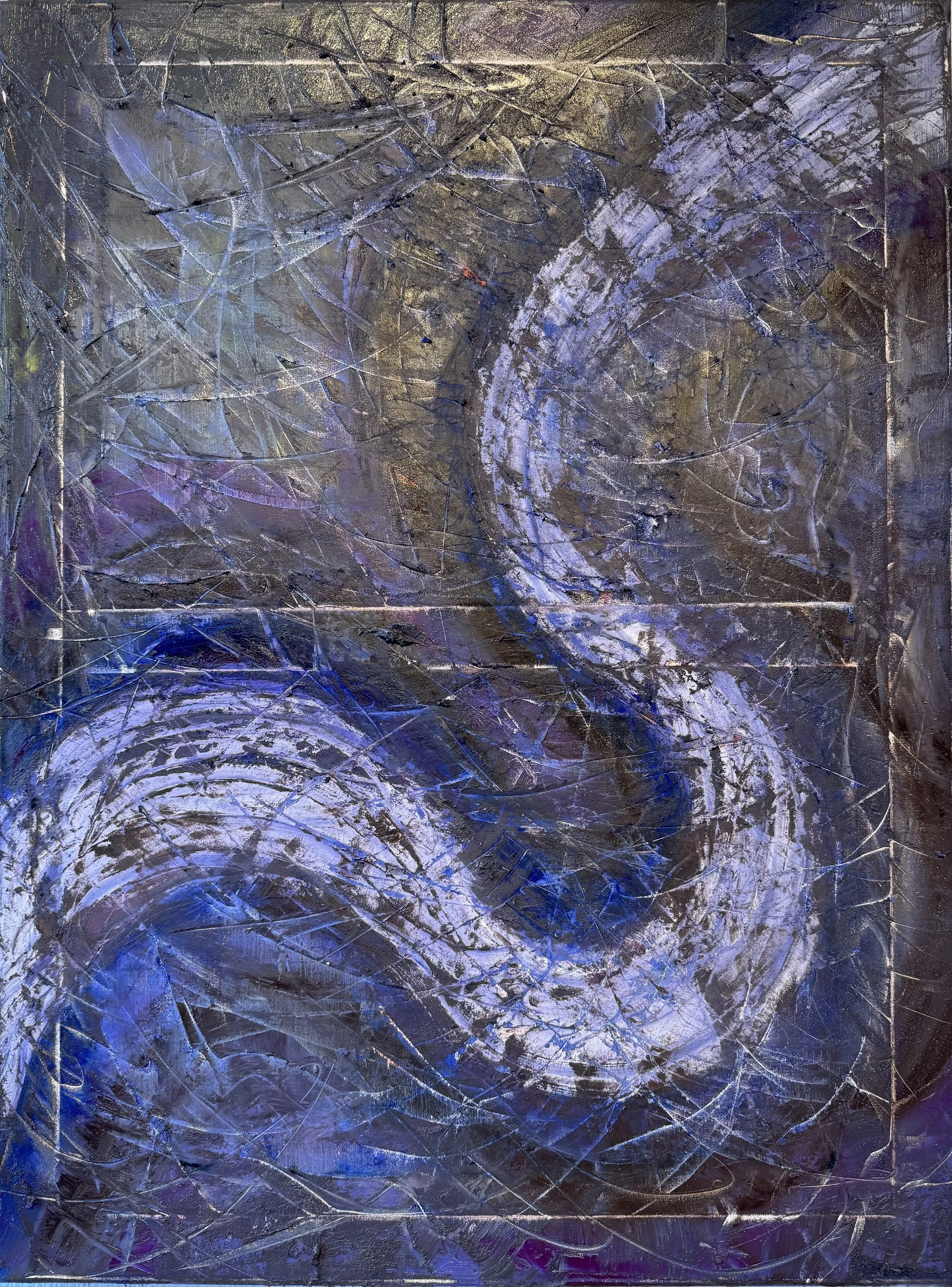 Selected Works by Joakim Buttigli: Saxoflow - Oil on Canvas - 2026