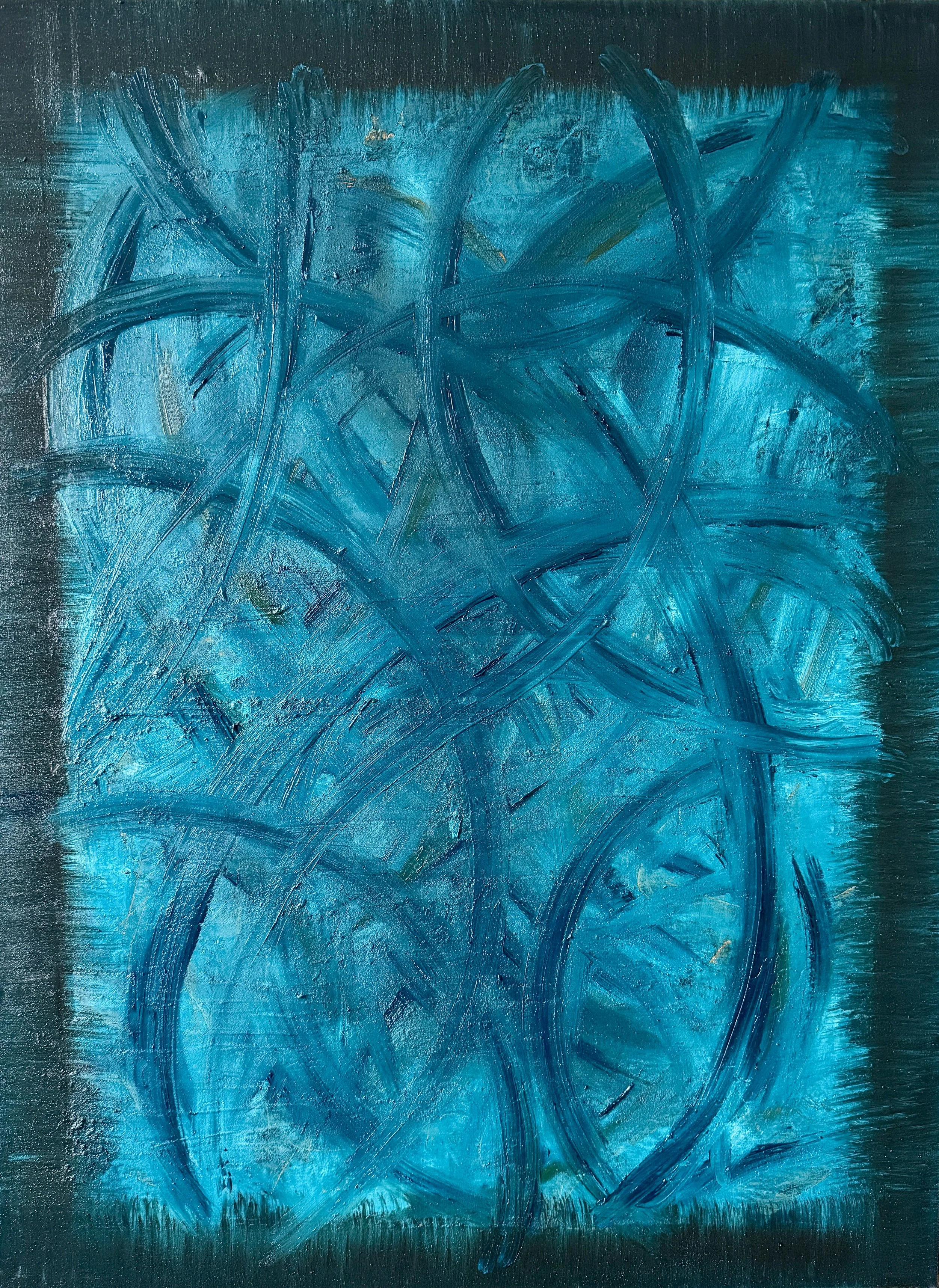 Selected Works by Joakim Buttigli: Mystery Train - Oil on Canvas 2026