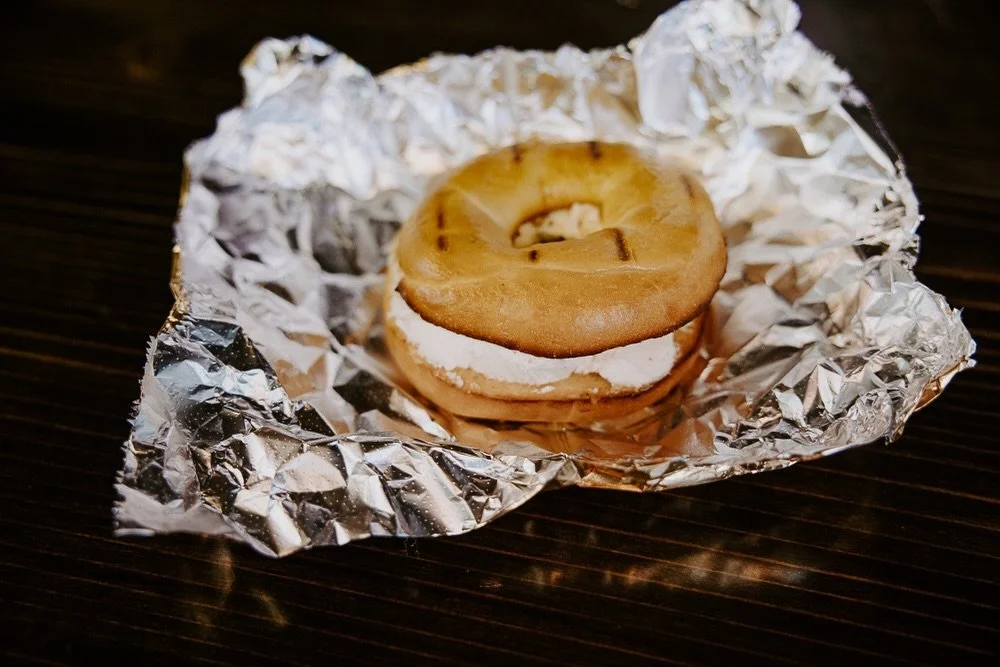 Bagel and coffee? Yes please! ✨
