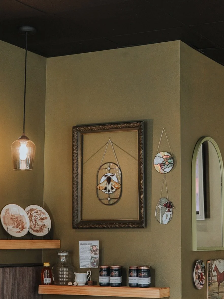 @cultus.mtn.creations has been welcomed as an artist here at Darkpour! We have 3 beautiful pieces here for sale. Come down, have a coffee or tea, enjoy the art and maybe take something home with you!