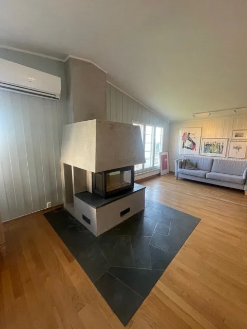 Utskifting av eldre peisinnsats