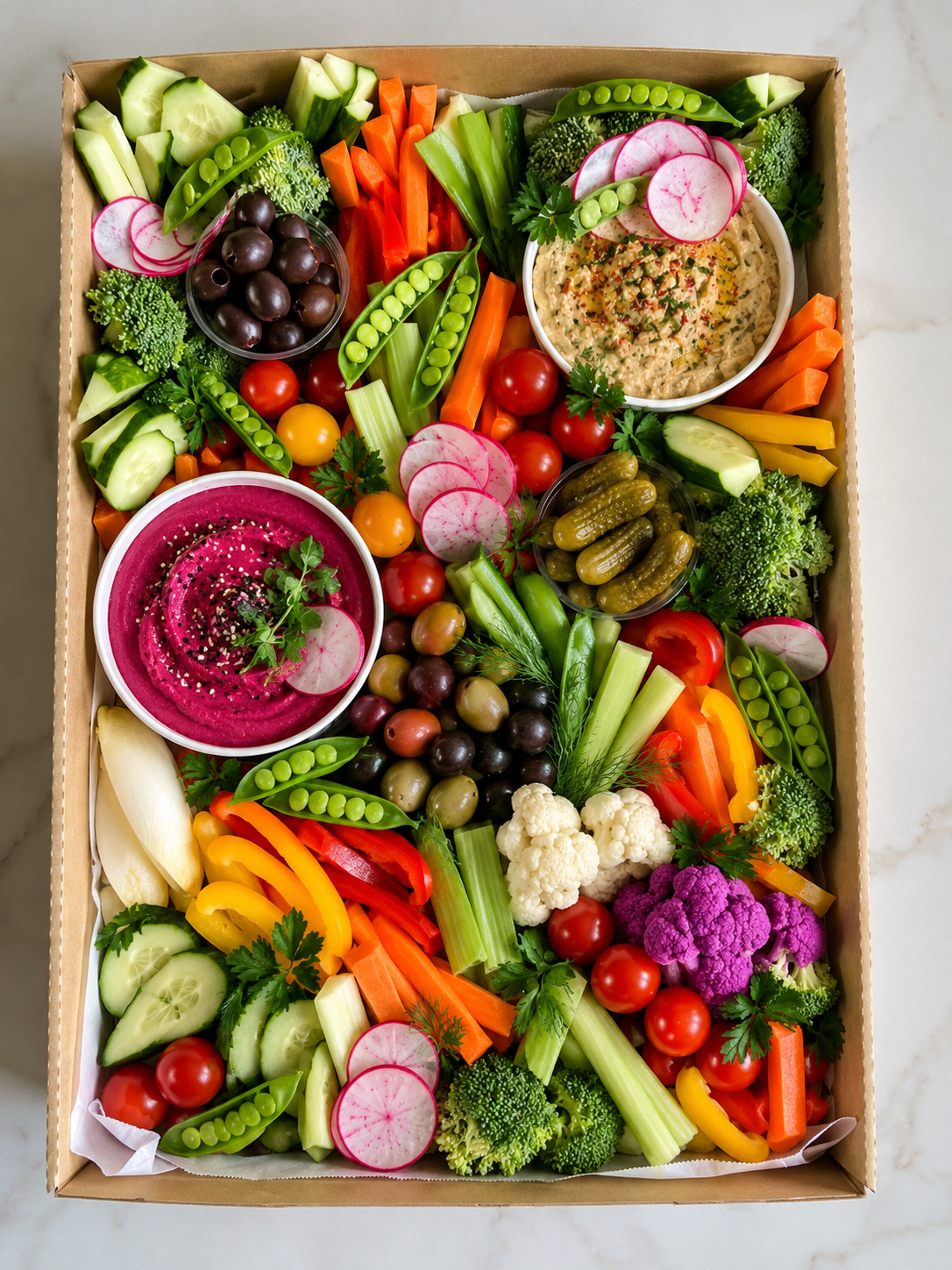 Vibrant Vegetable Crudité Grazing Box.png