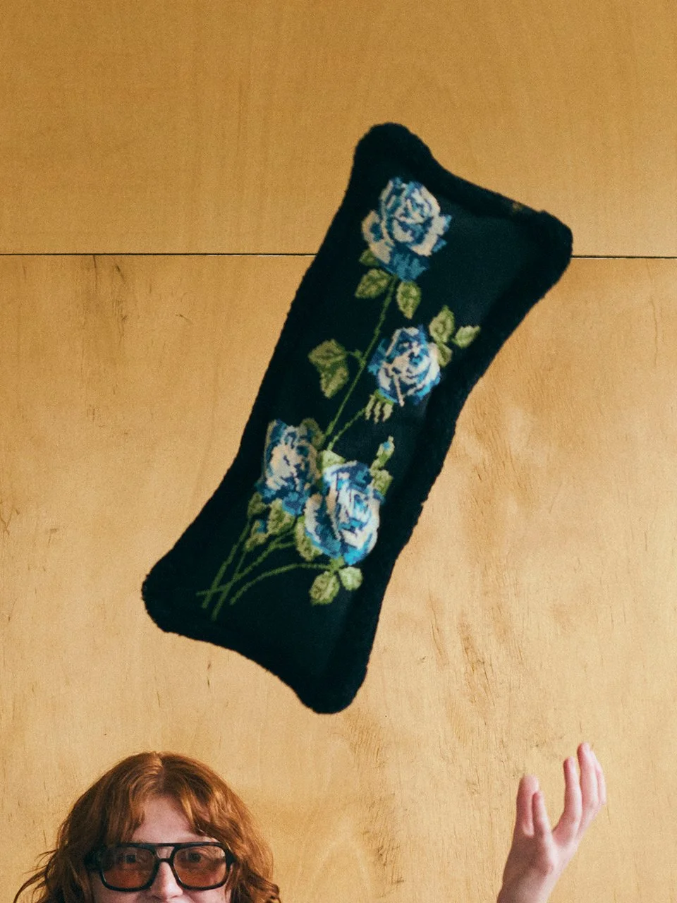 PAT PILLOW POUCH — Sky Floral