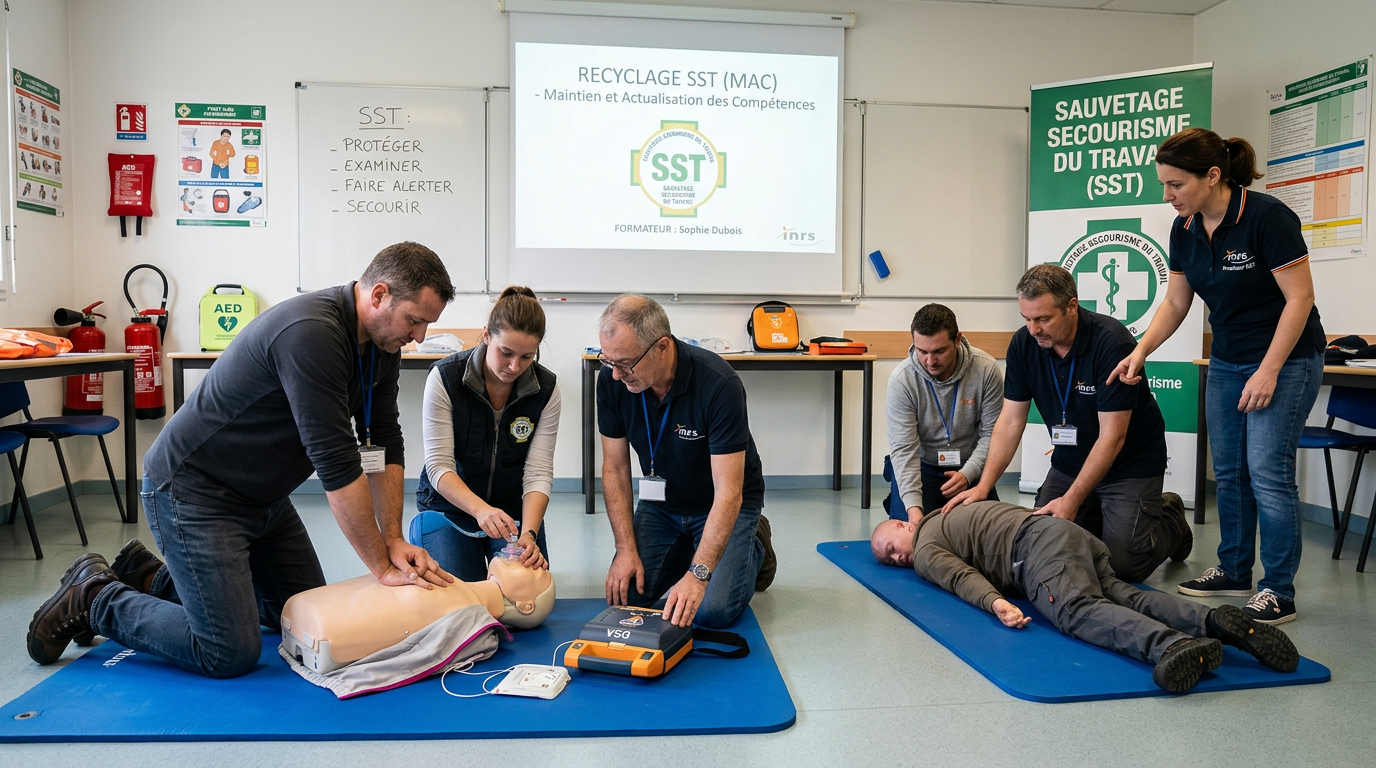 Recyclage SST (MAC - Maintien et Actualisation des Compétences)