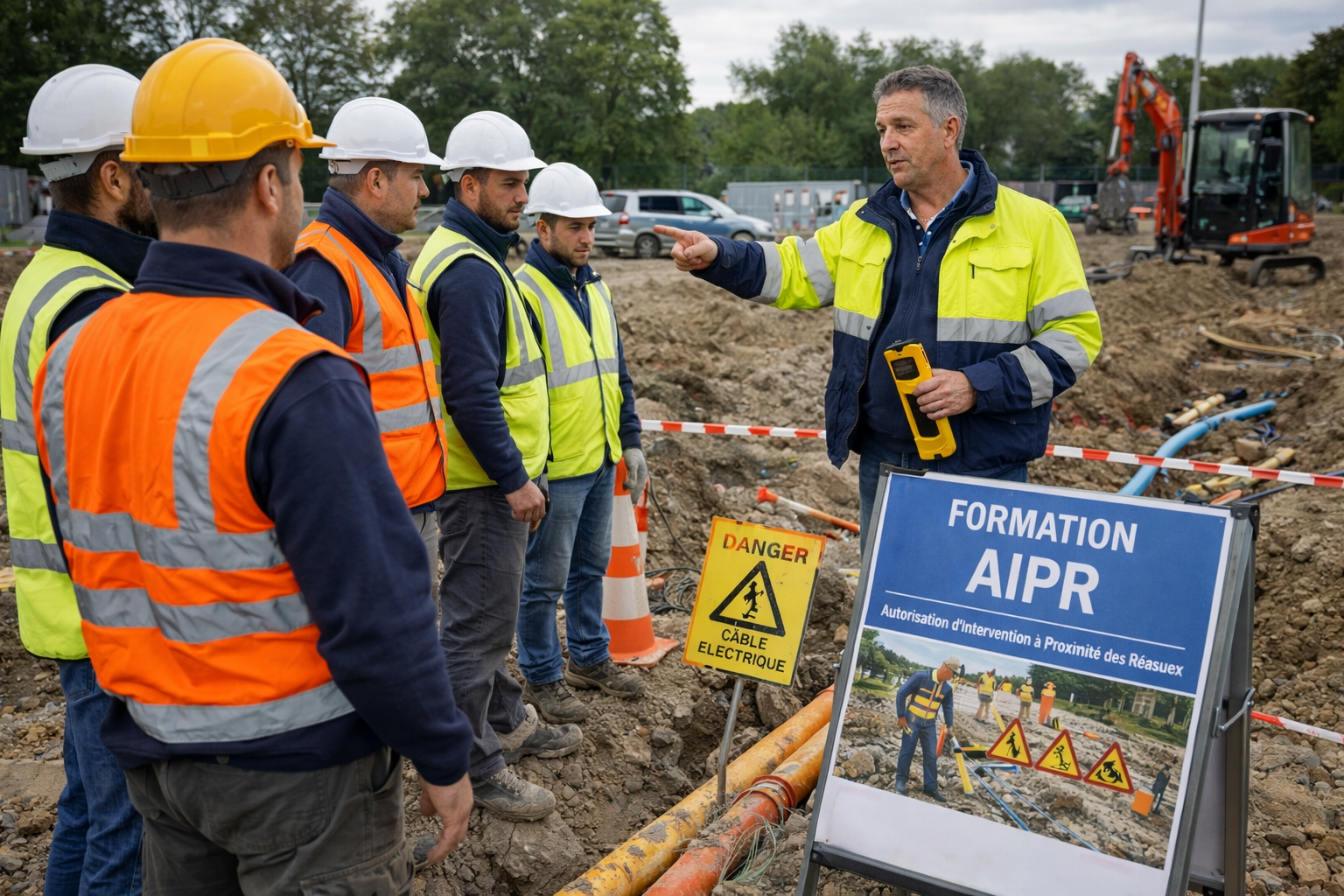 Formation AIPR  Intervention à Proximité des Réseaux