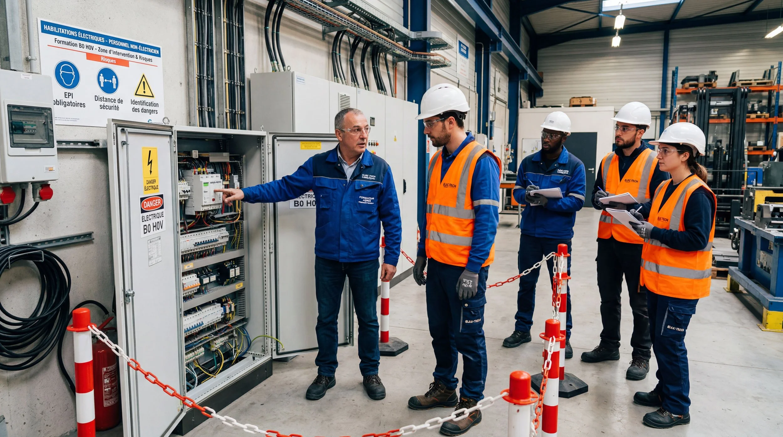 Habilitations pour Non-Électriciens (B0 H0V)