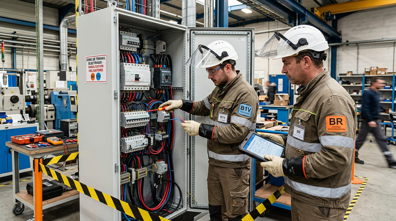 Habilitations pour Maintenance et Dépannage (BR, B1V)