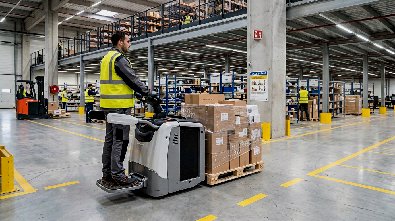 CACES® R489 Catégorie 1A Transpalettes à conducteur porté