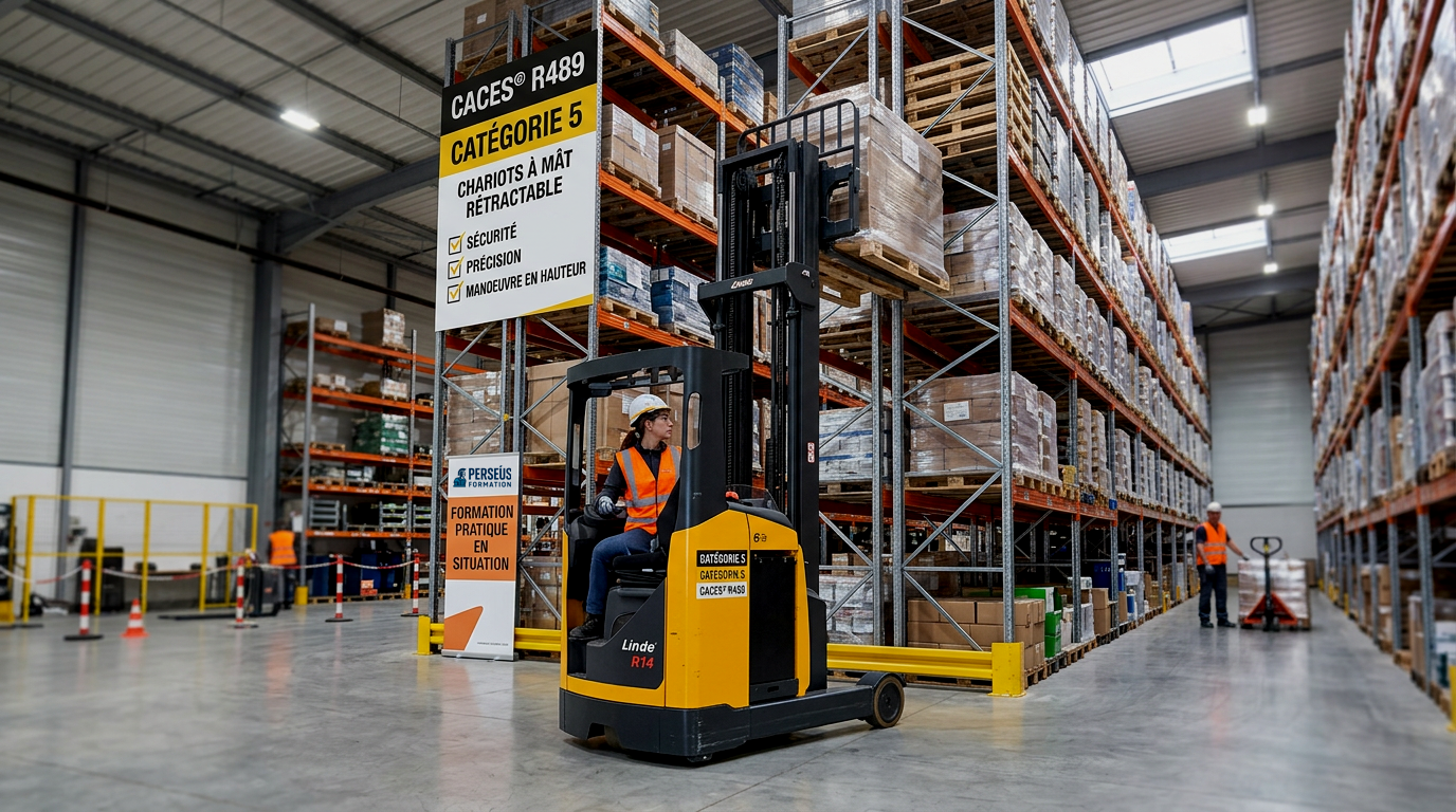 CACES® R489 Catégorie 5 Chariots à Mât Rétractable