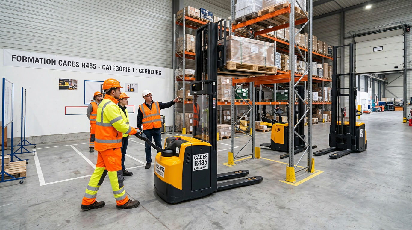 CACES® R485 - Gerbeurs