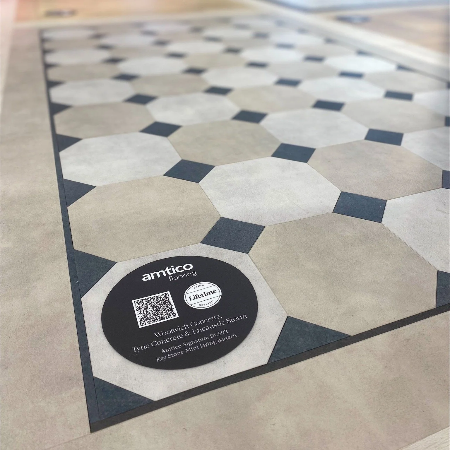 ✨ New in Our Showroom! ✨
We’ve just added interactive floor panel stickers to elevate your showroom experience! 🏡💡
Simply scan the QR code on each sticker using your phone or iPad, and it’ll take you directly to @amticoflooring  websi