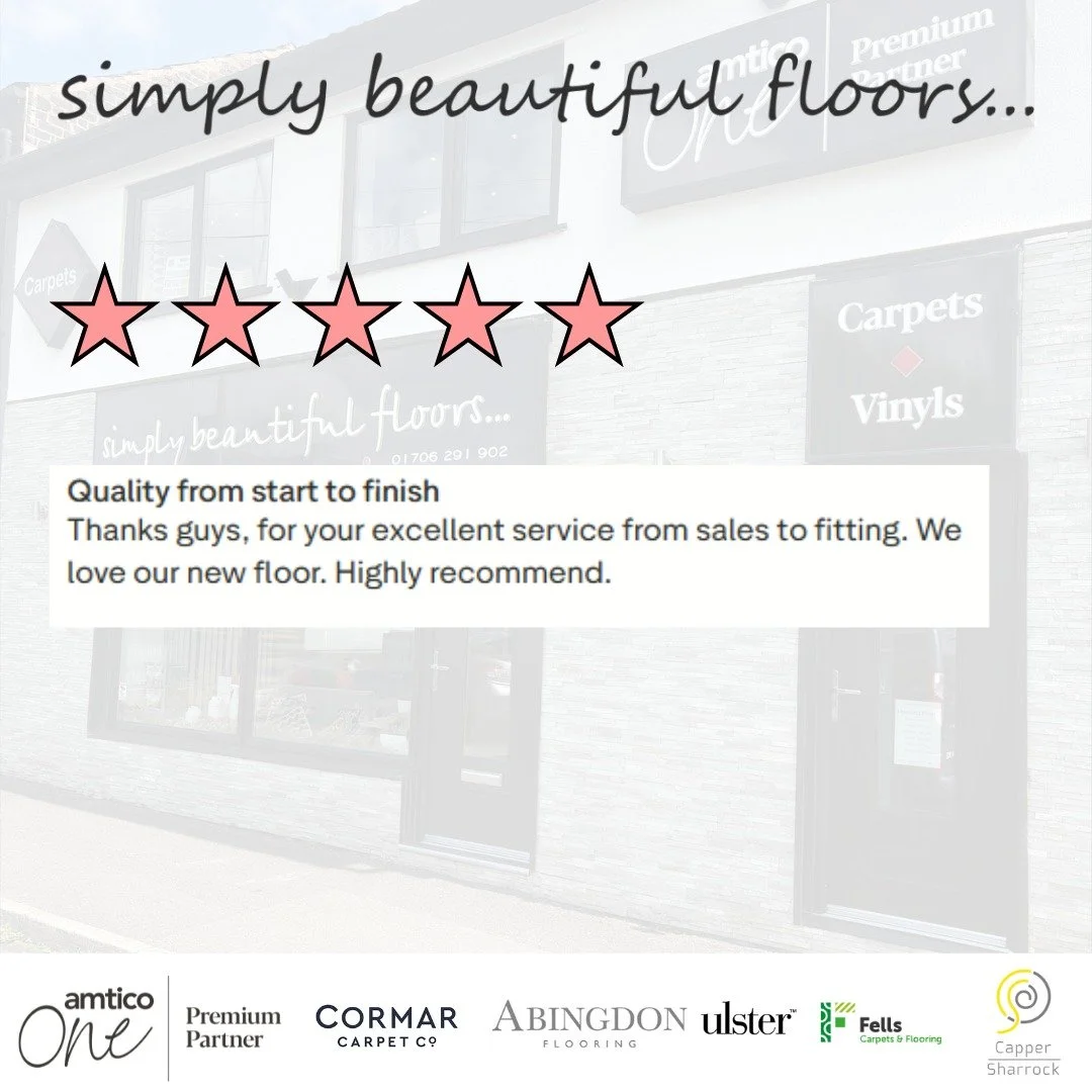 ⭐️⭐️⭐️⭐️⭐
Thank you for taking the time to write this wonderful review and also for choosing Simply Beautiful Floors! 🥰
Every review helps build credibility for future customers and your feedback is greatly appreciated.
.
.
.
#trustpilot #reviews